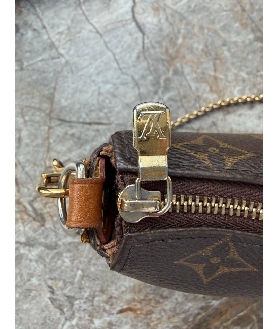 LOUIS VUITTON Коричневая сумка с короткими ручками, фото 6