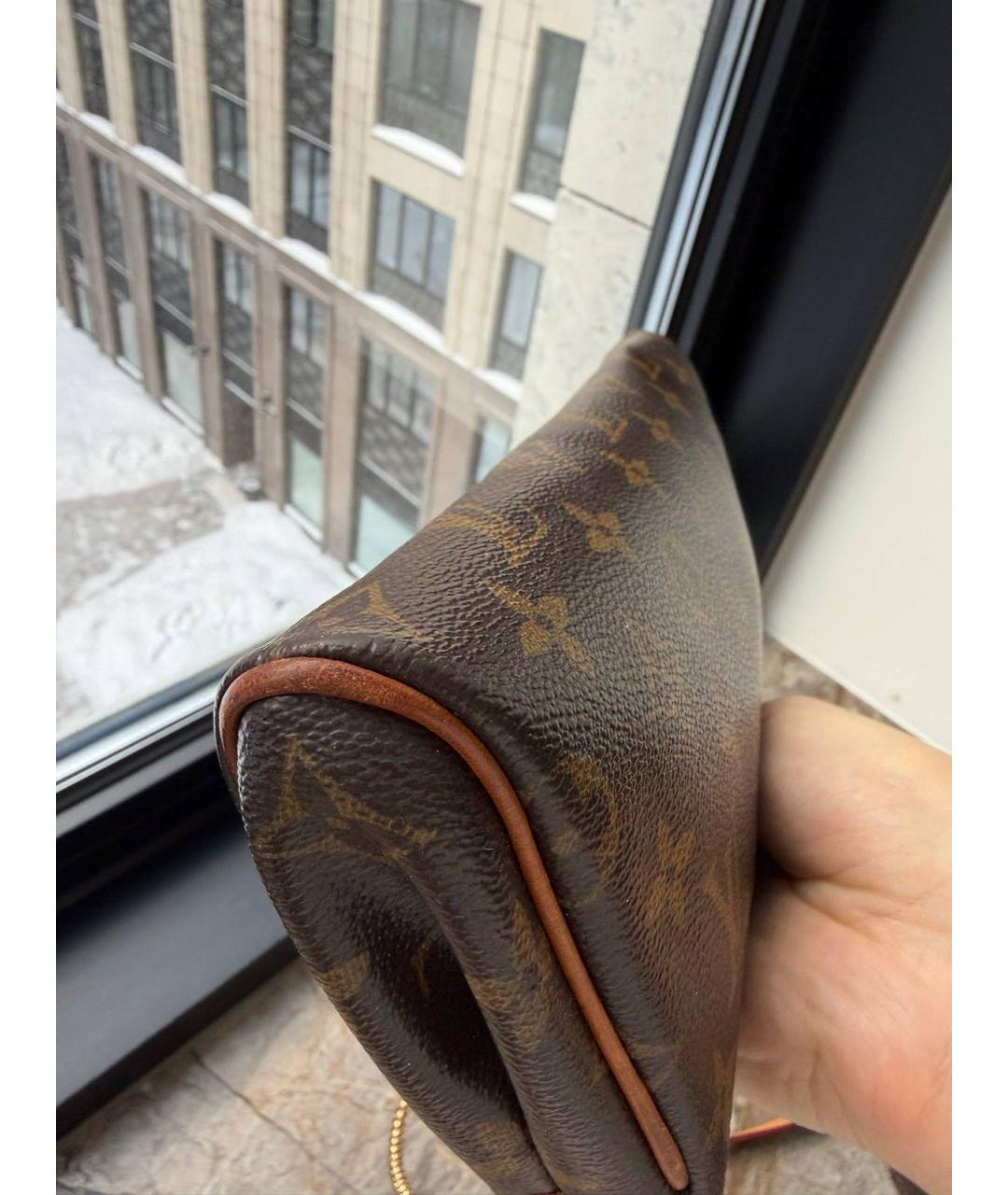 LOUIS VUITTON Коричневая сумка с короткими ручками, фото 8