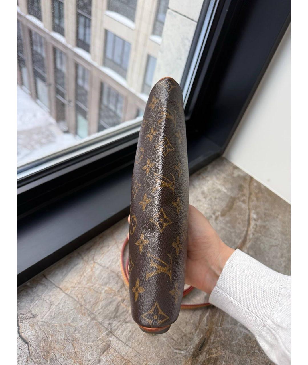 LOUIS VUITTON Коричневая сумка с короткими ручками, фото 7