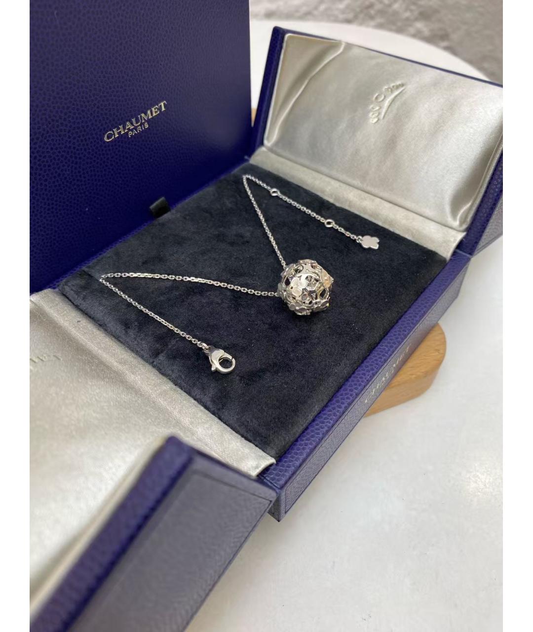 CHAUMET Серебряное колье из белого золота, фото 3