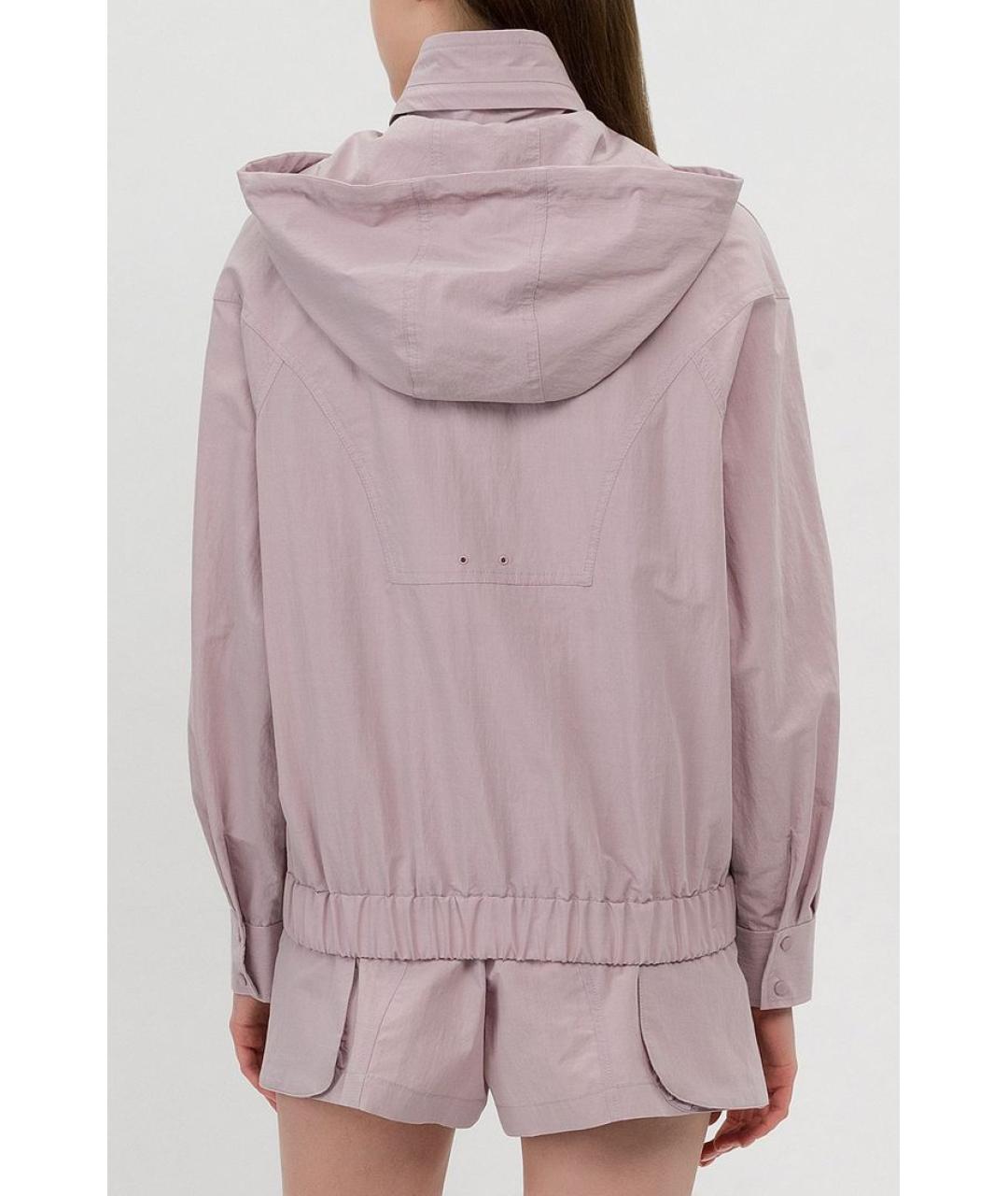 LOW CLASSIC Фиолетовая полиамидовая куртка, фото 4