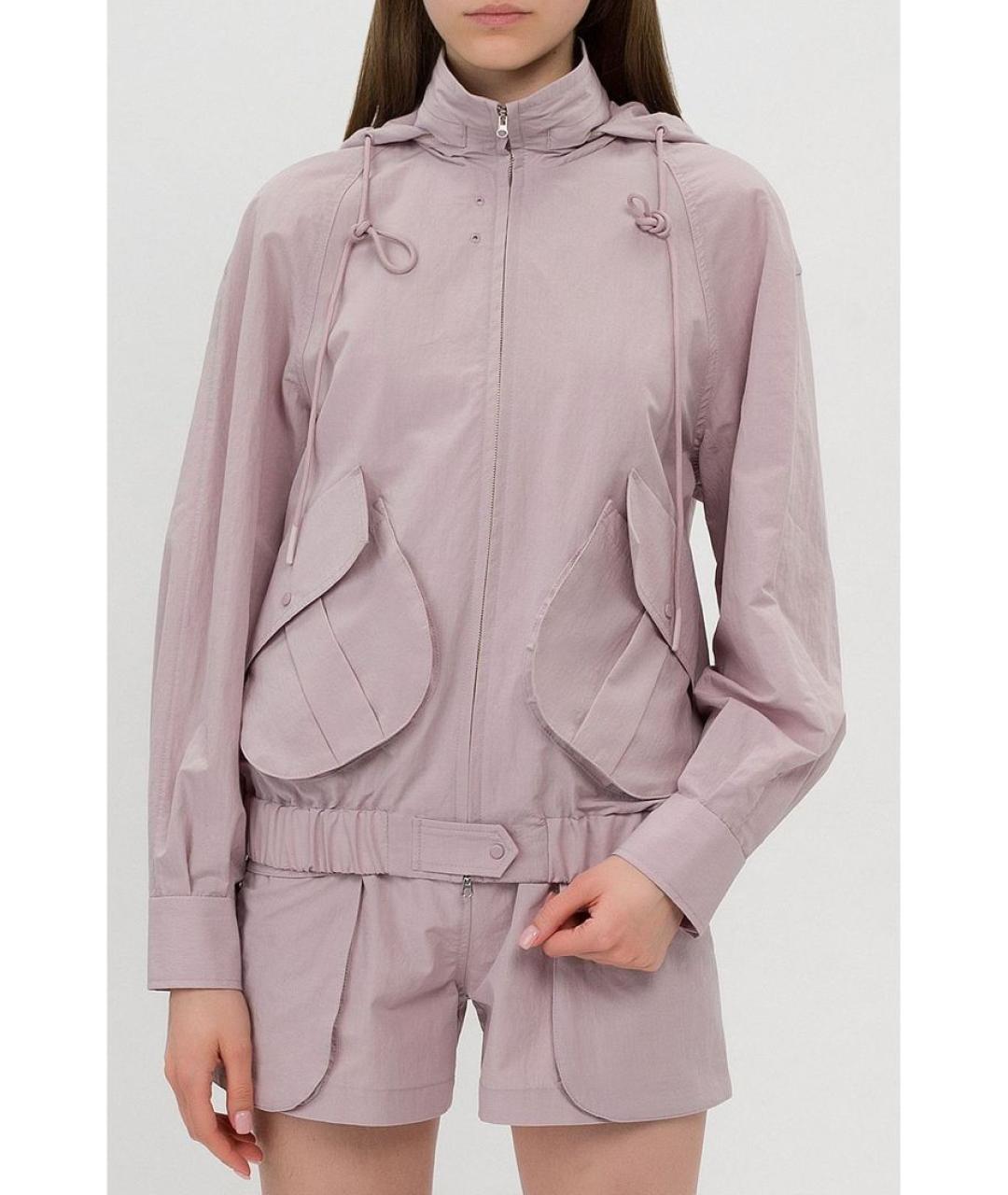 LOW CLASSIC Фиолетовая полиамидовая куртка, фото 2