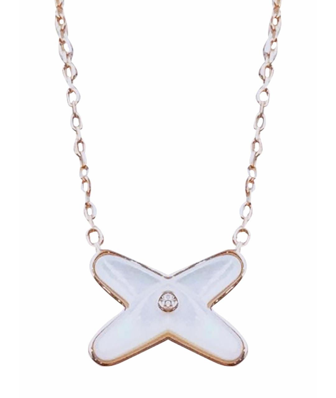 CHAUMET Белое колье из розового золота, фото 1