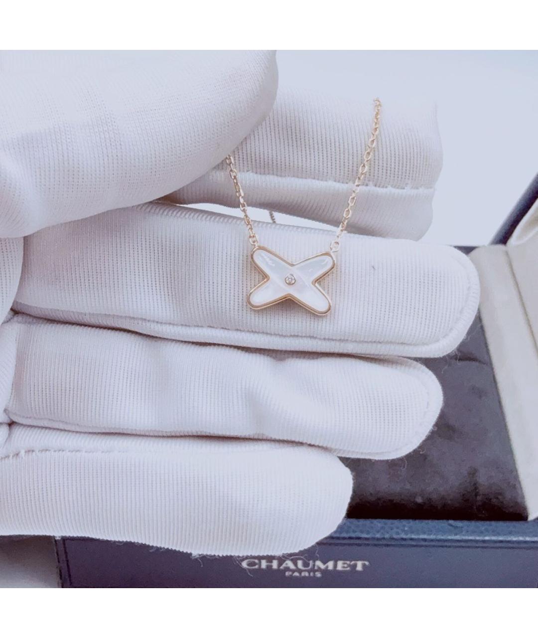 CHAUMET Белое колье из розового золота, фото 5