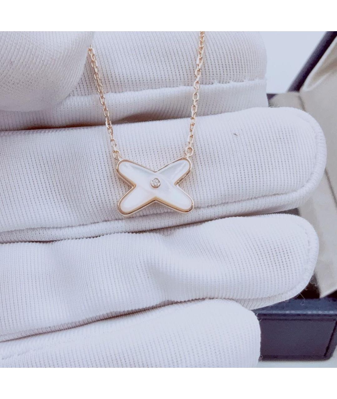 CHAUMET Белое колье из розового золота, фото 7