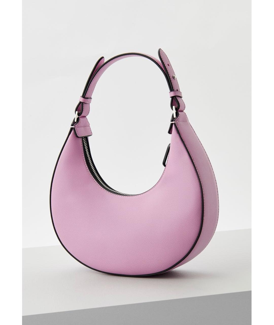 KARL LAGERFELD Розовая сумка с короткими ручками из искусственной кожи, фото 2