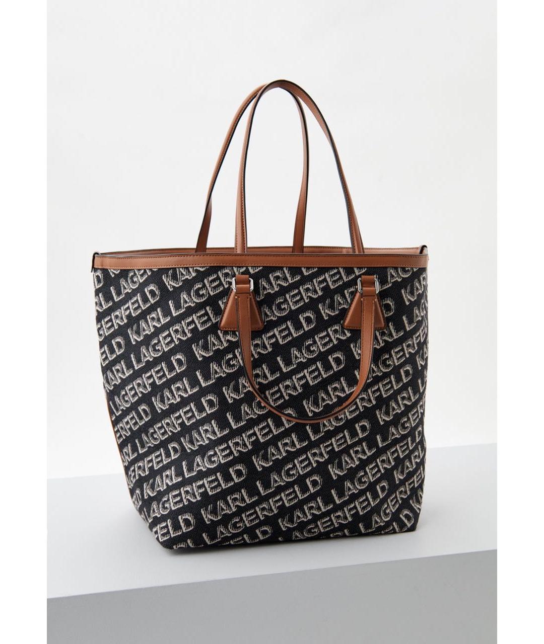 KARL LAGERFELD Темно-синяя сумка тоут, фото 2