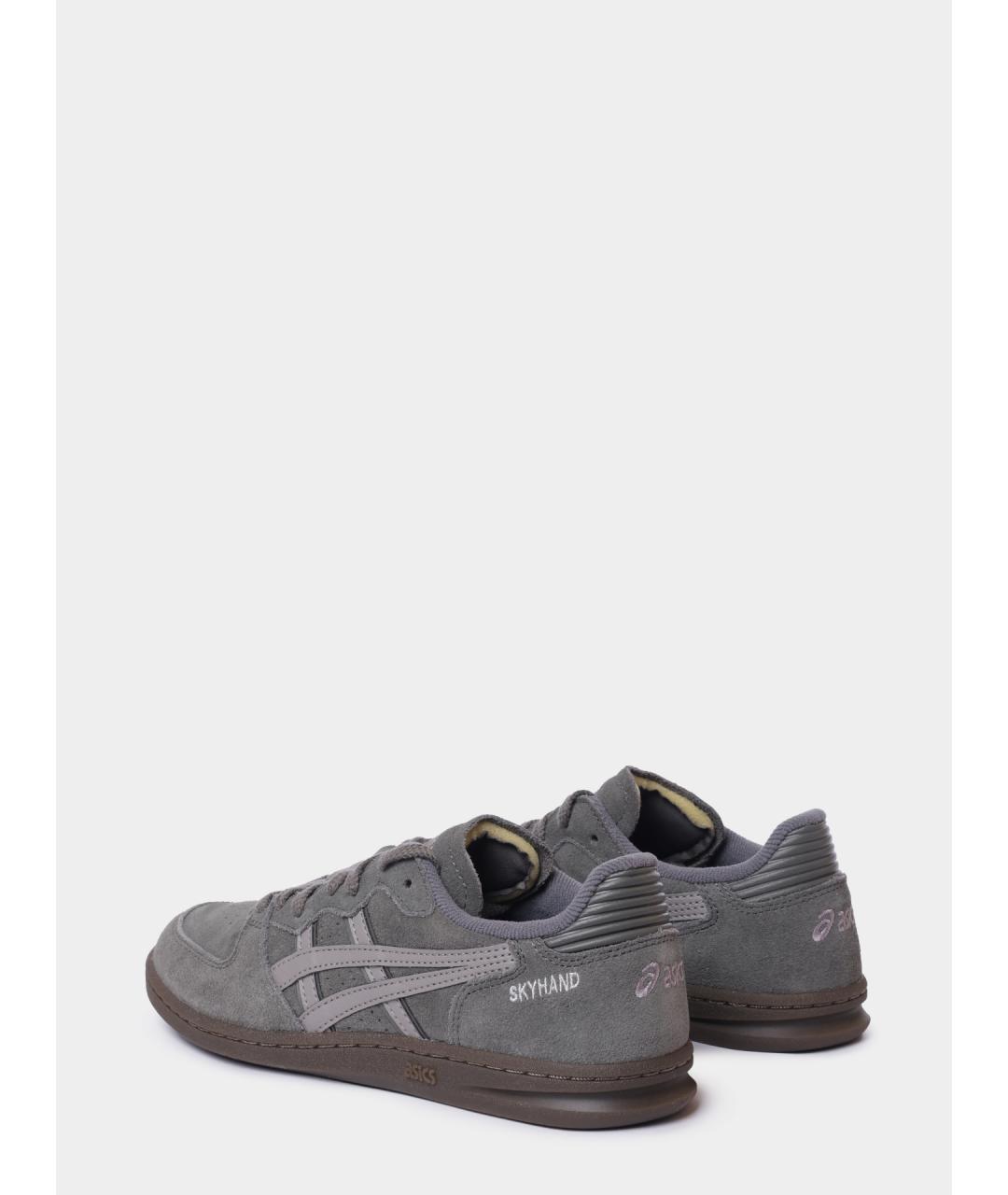 ASICS Серые замшевые кеды, фото 6