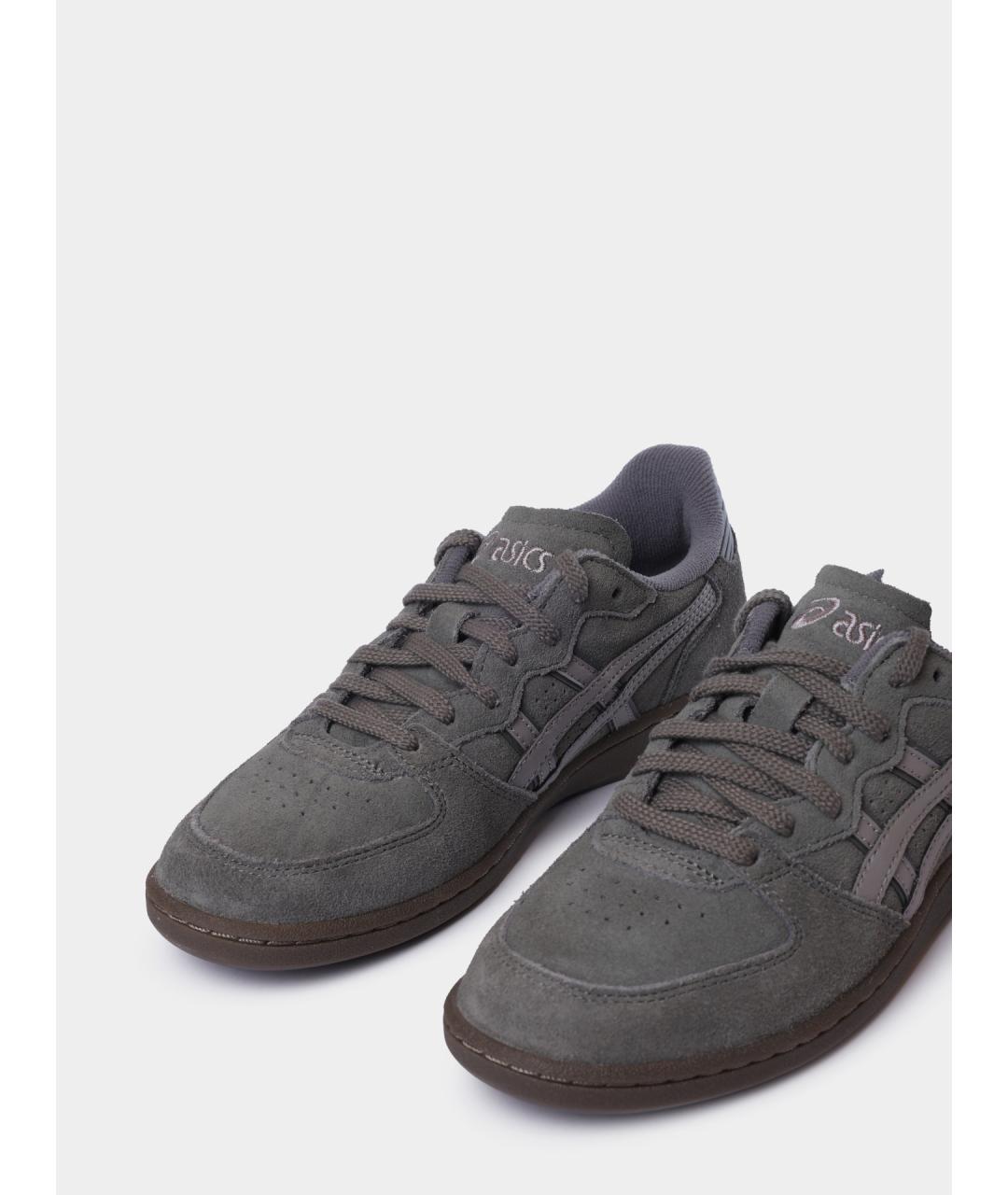 ASICS Серые замшевые кеды, фото 3