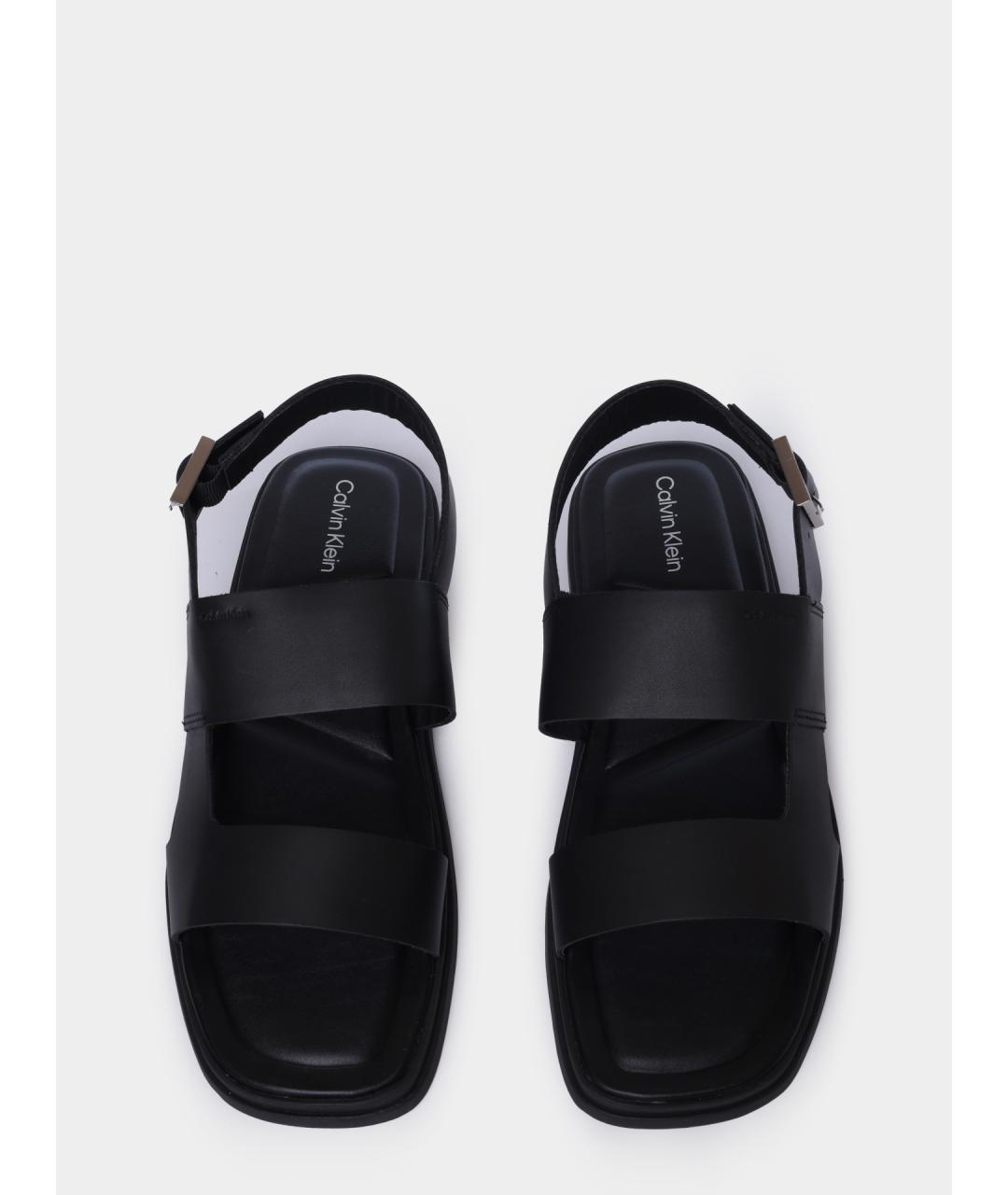 CALVIN KLEIN Черные сандалии, фото 4