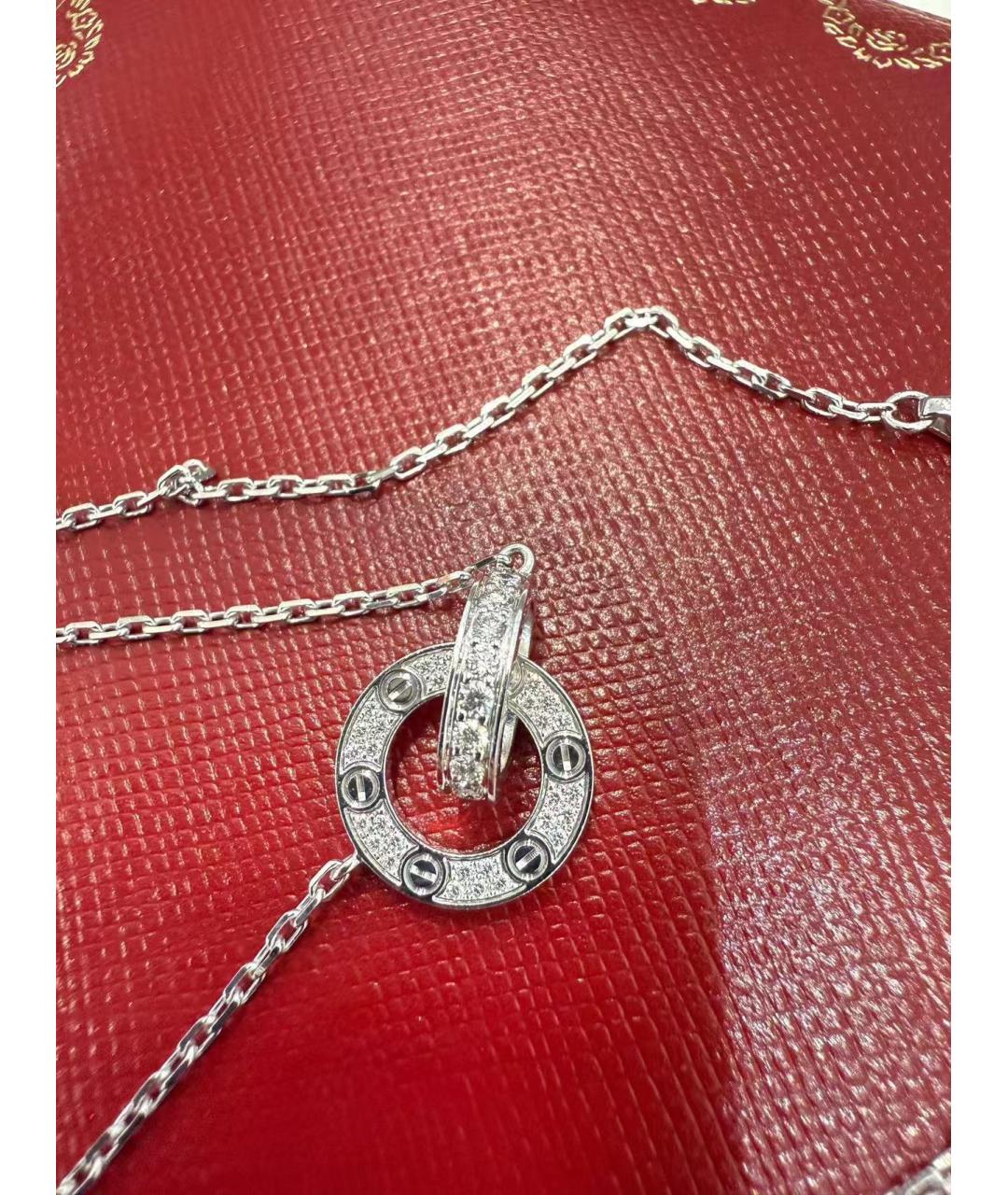 CARTIER Серебряная подвеска из белого золота, фото 5