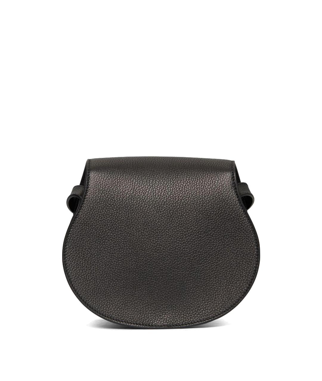 CHLOE Черная кожаная сумка через плечо, фото 3