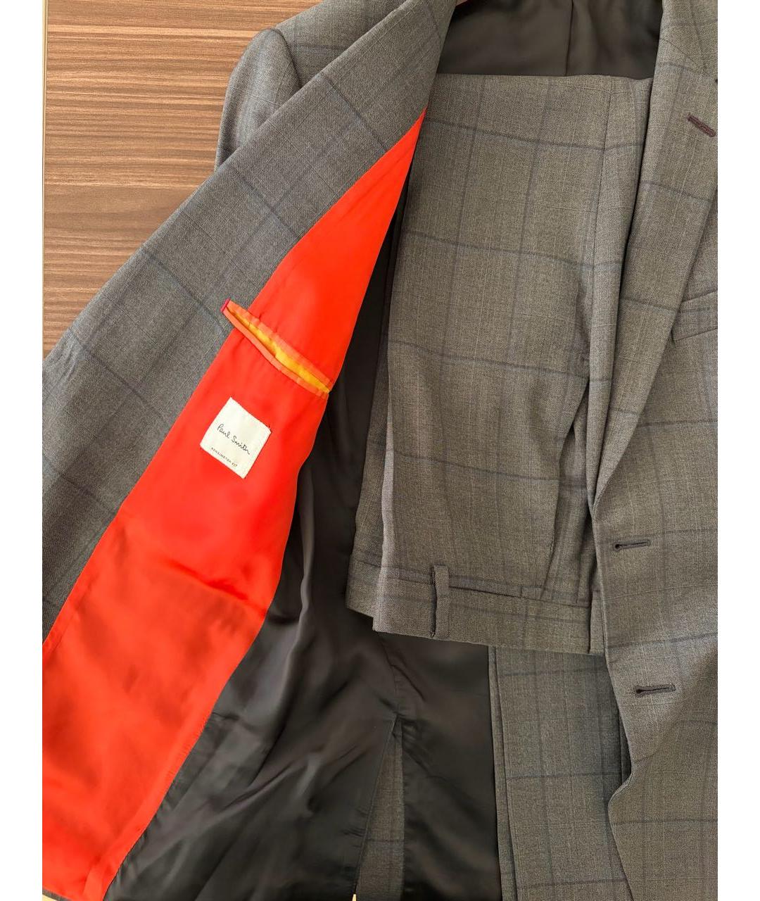PAUL SMITH Серый классический костюм, фото 5