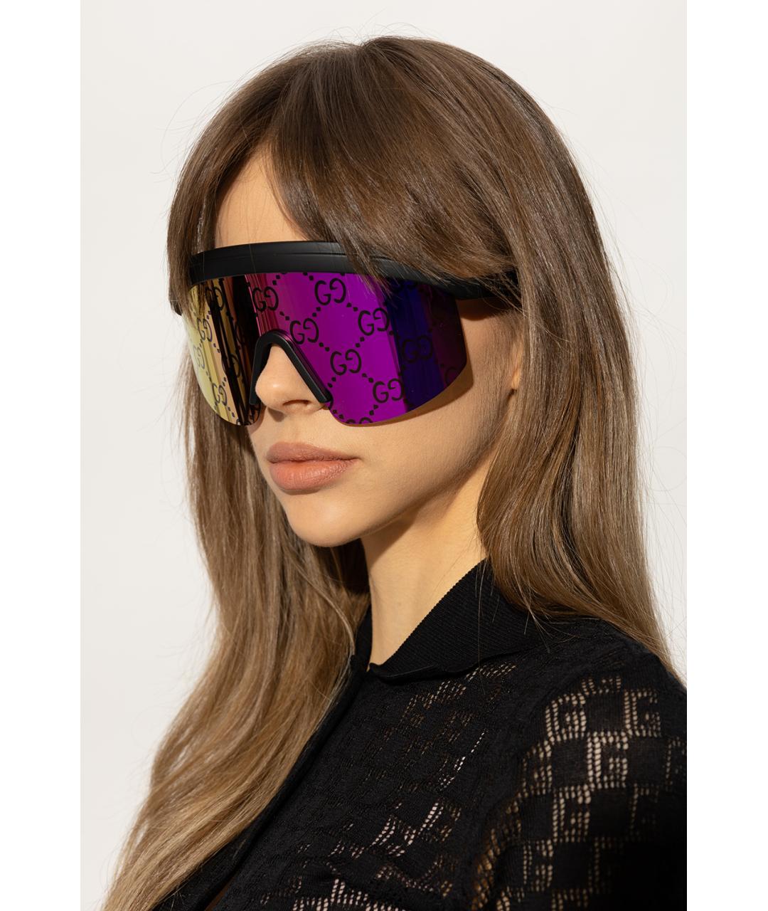 GUCCI Мульти пластиковые солнцезащитные очки, фото 2