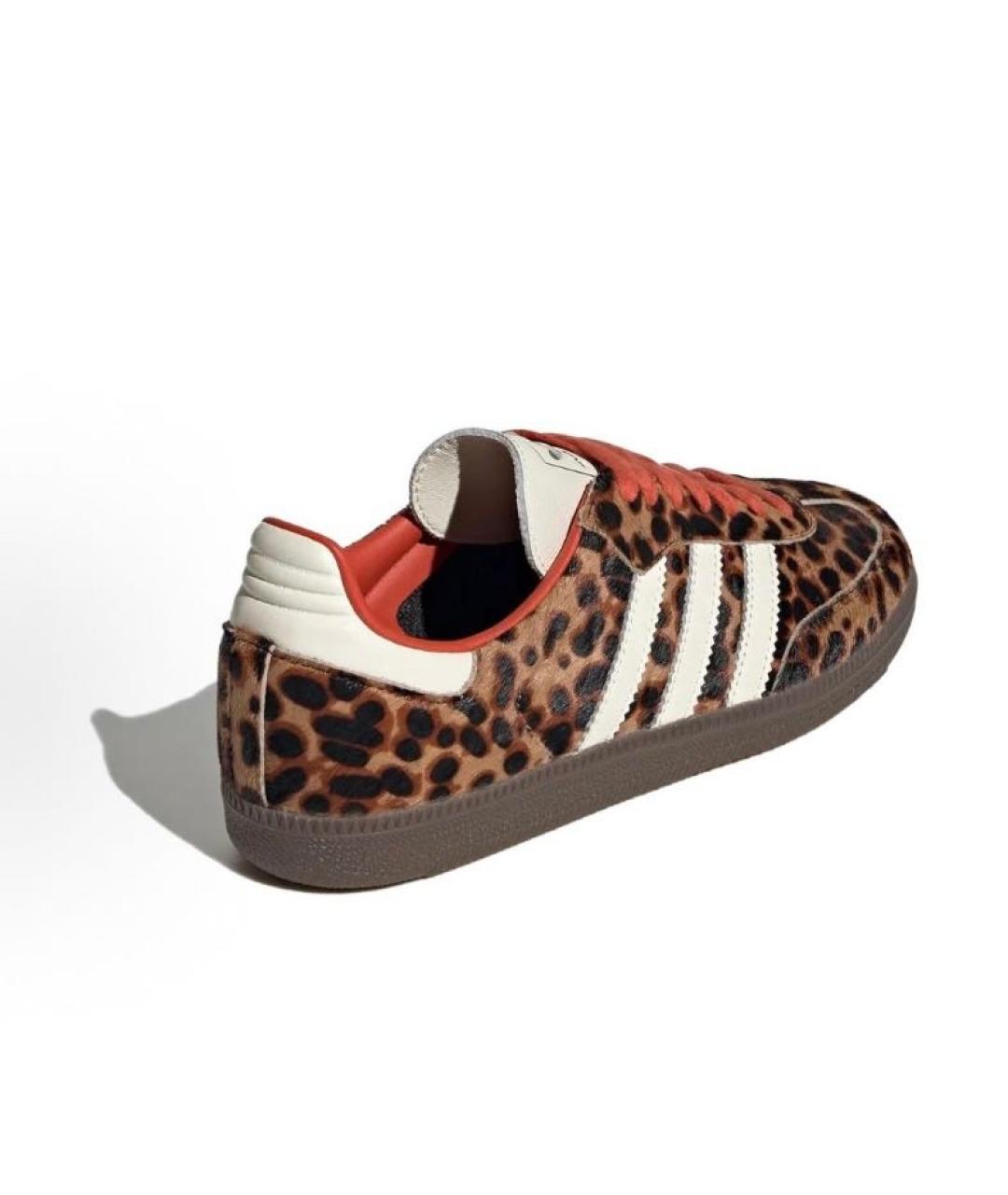 ADIDAS Коричневые текстильные низкие кроссовки / кеды, фото 5