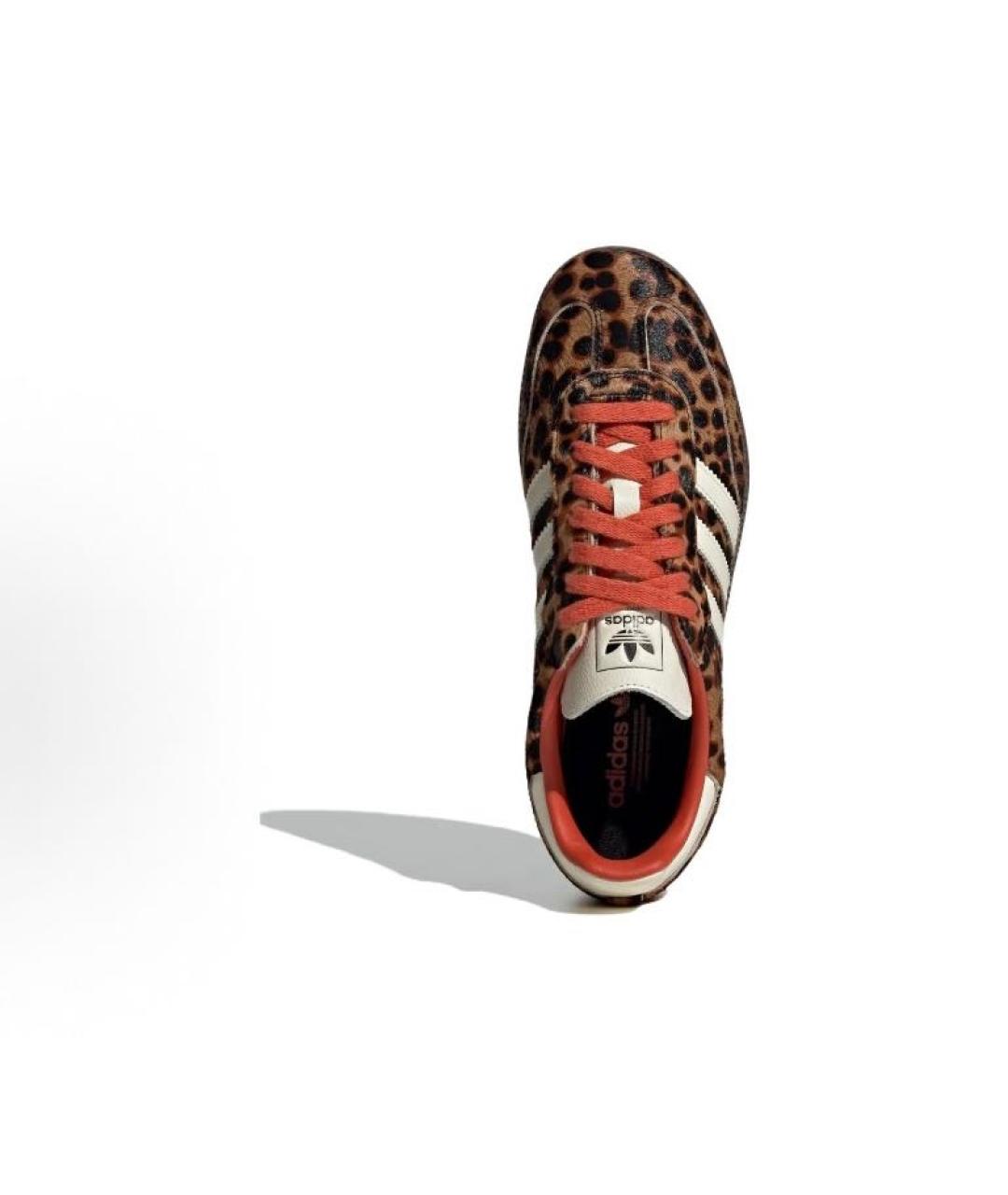 ADIDAS Коричневые текстильные низкие кроссовки / кеды, фото 3