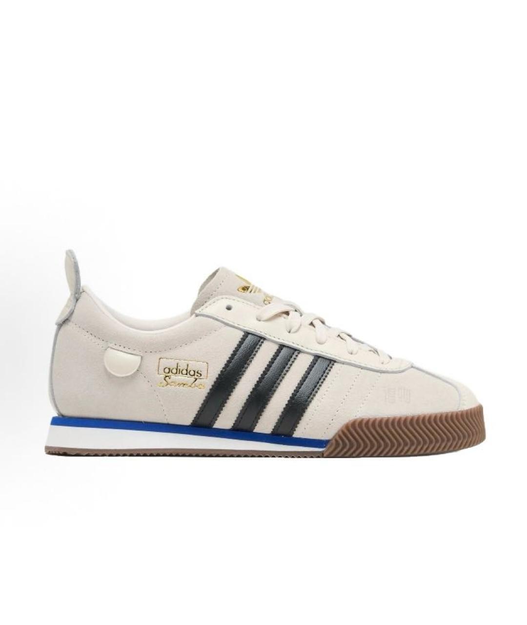 ADIDAS Бежевые замшевые низкие кроссовки / кеды, фото 7