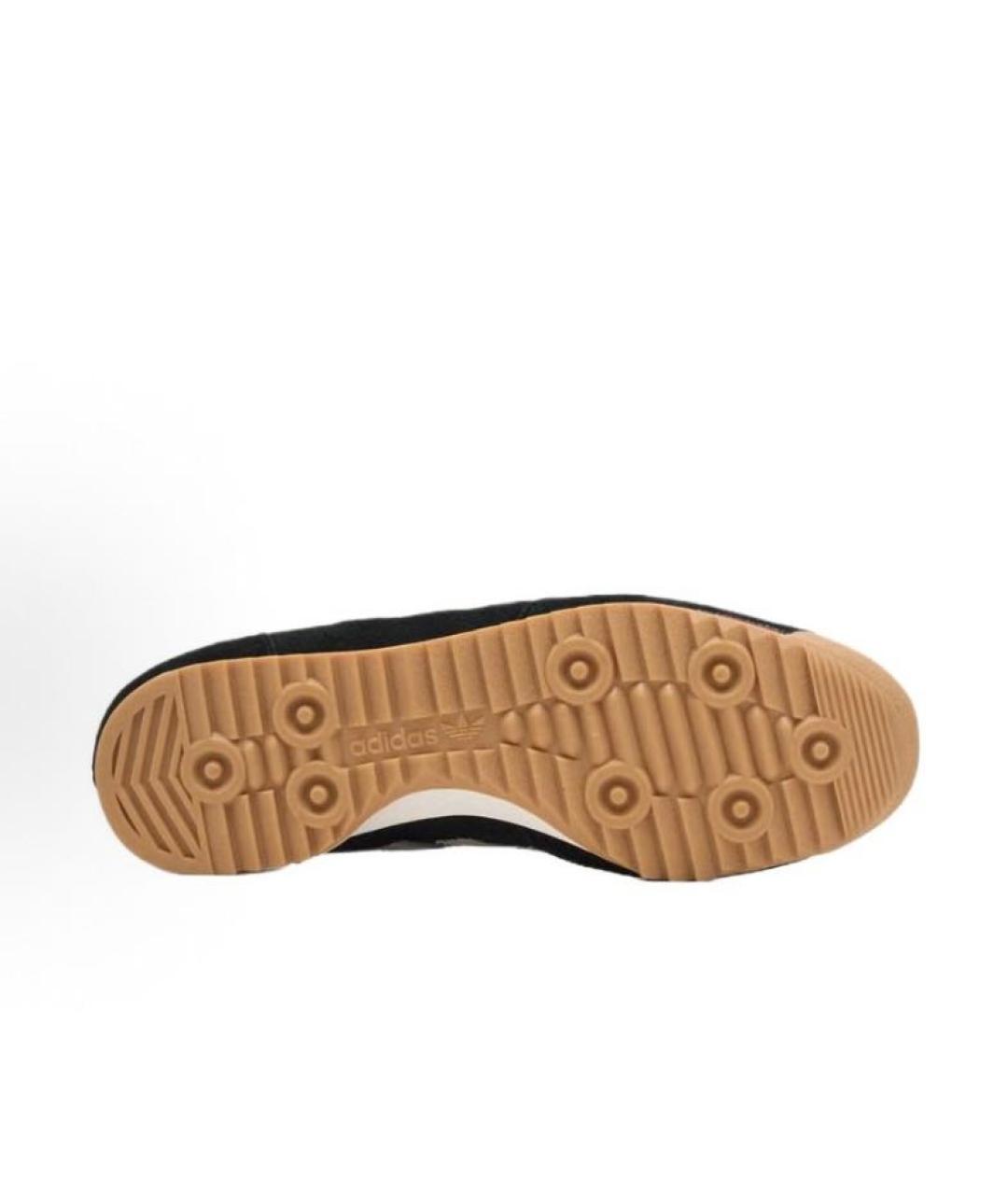 ADIDAS Черные текстильные низкие кроссовки / кеды, фото 6