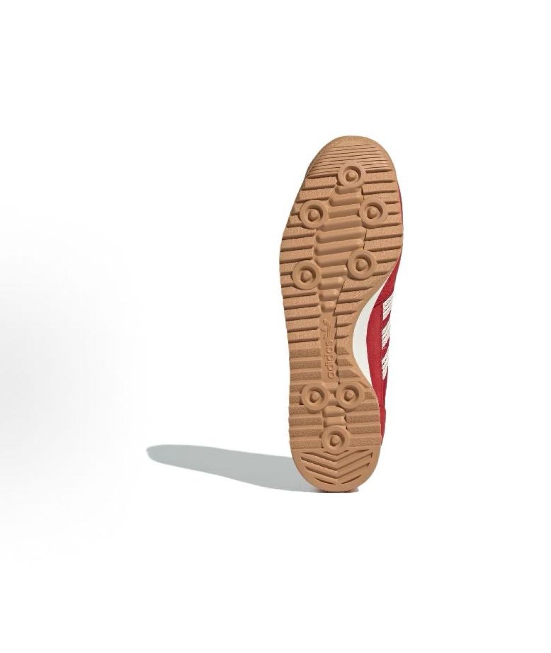 ADIDAS Красные текстильные низкие кроссовки / кеды, фото 4