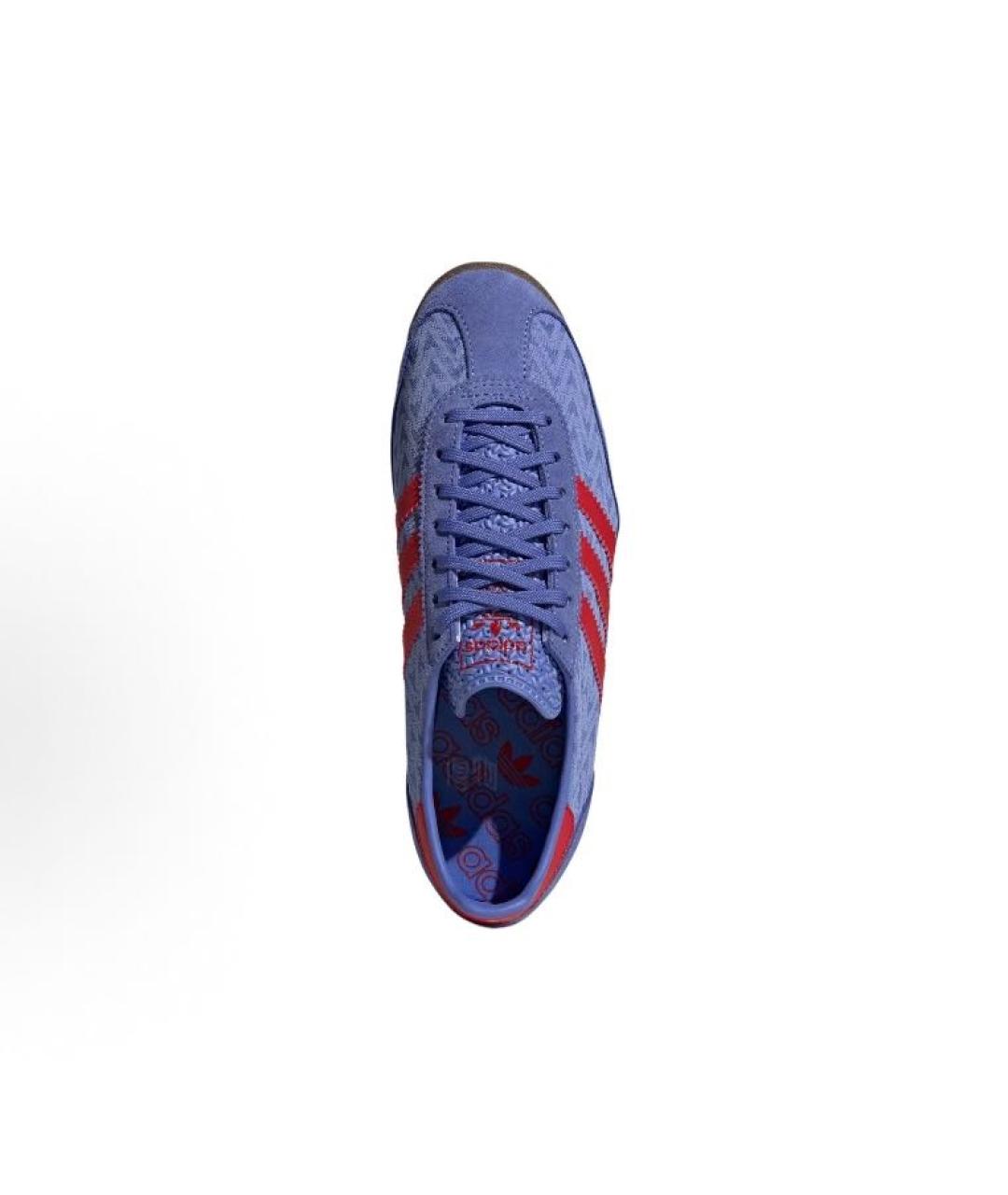 ADIDAS Синие текстильные низкие кроссовки / кеды, фото 5