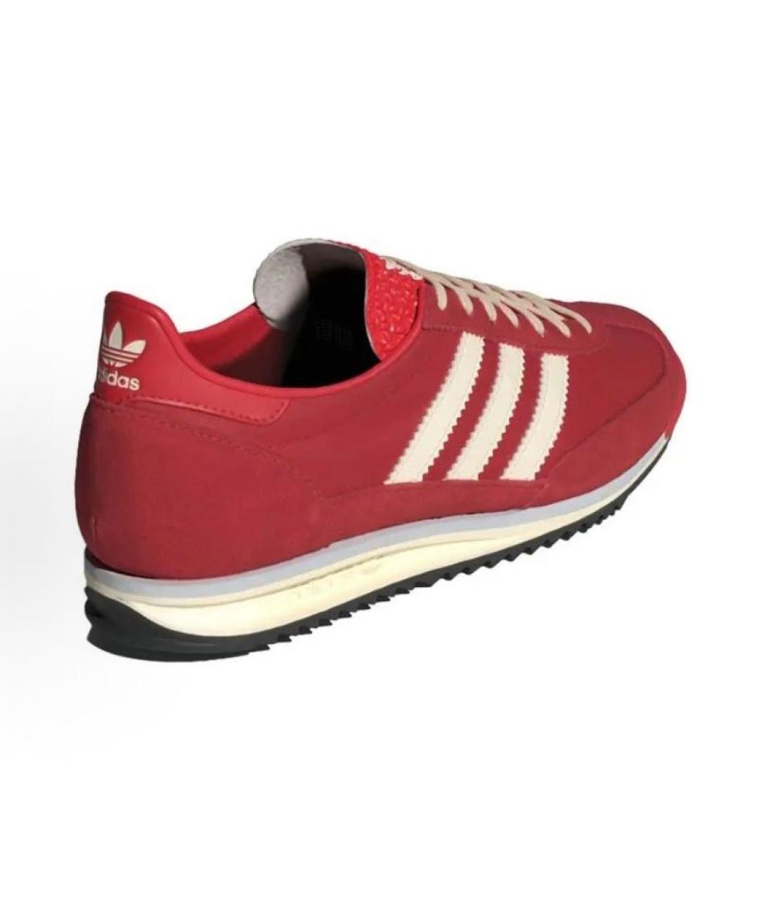 ADIDAS Красные текстильные низкие кроссовки / кеды, фото 3