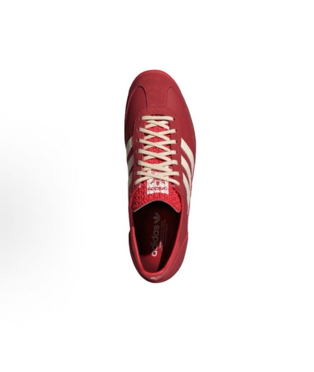 ADIDAS Красные текстильные низкие кроссовки / кеды, фото 4