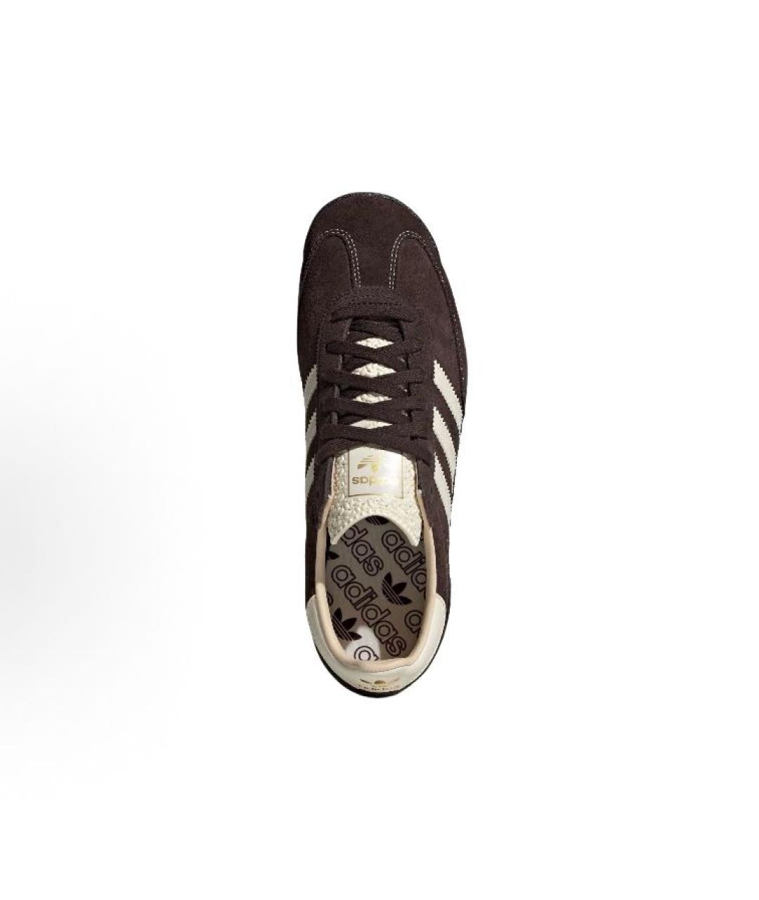 ADIDAS Коричневые замшевые низкие кроссовки / кеды, фото 4