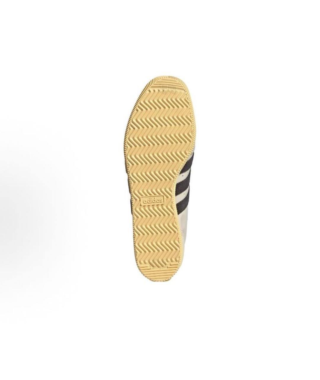 ADIDAS Бежевые кожаные низкие кроссовки / кеды, фото 4
