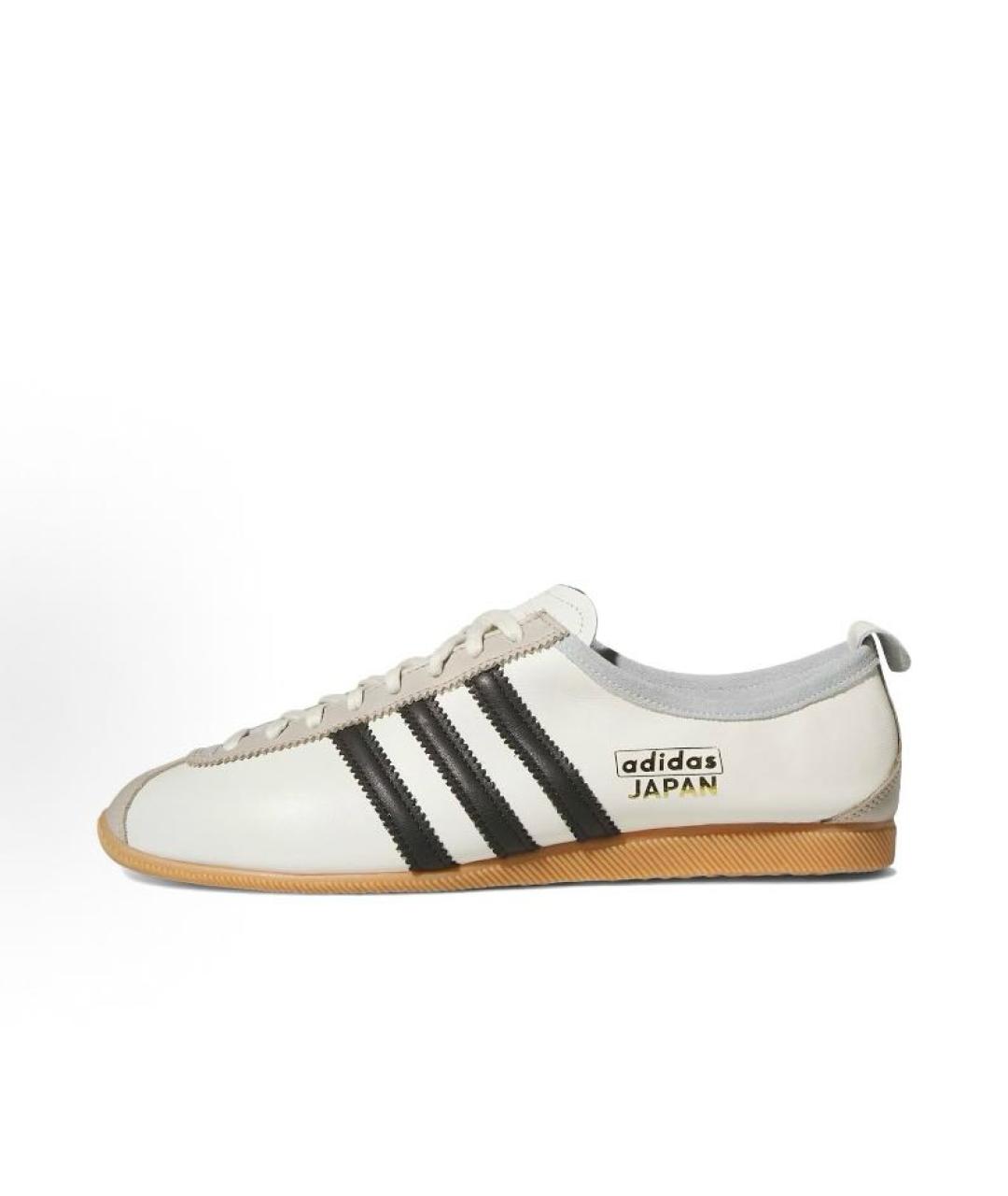 ADIDAS Белые кожаные низкие кроссовки / кеды, фото 2