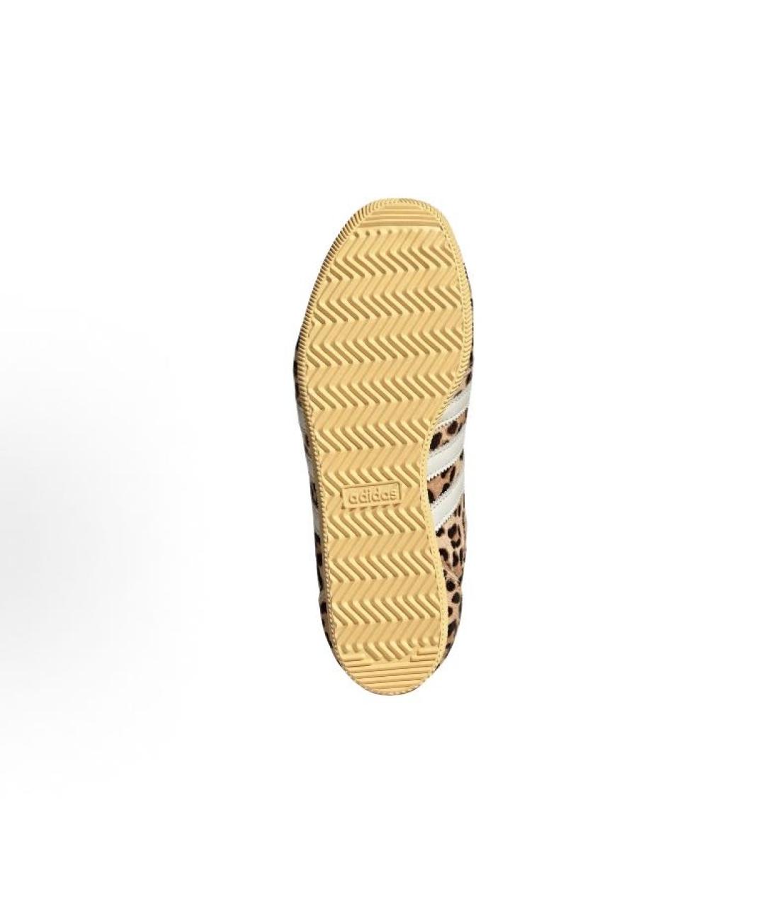 ADIDAS Бежевые текстильные низкие кроссовки / кеды, фото 5