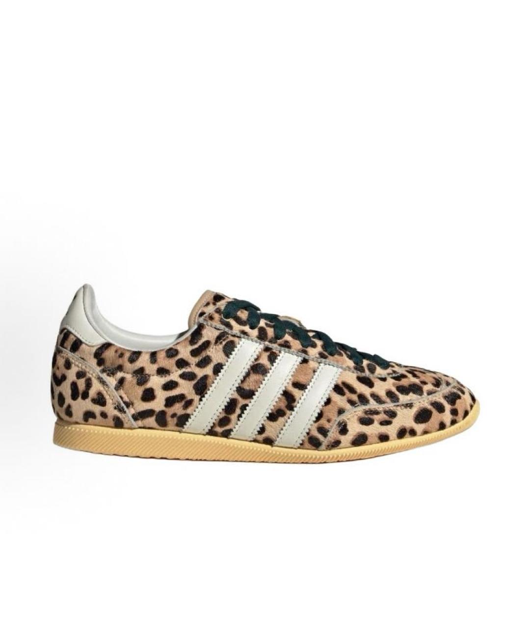 ADIDAS Бежевые текстильные низкие кроссовки / кеды, фото 6
