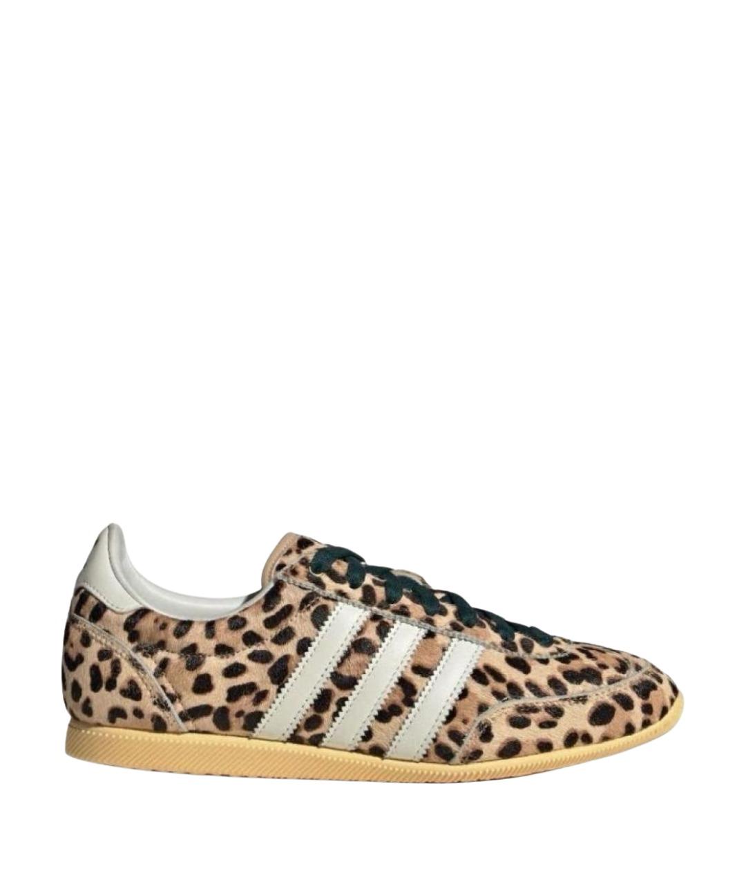 ADIDAS Бежевые текстильные низкие кроссовки / кеды, фото 1