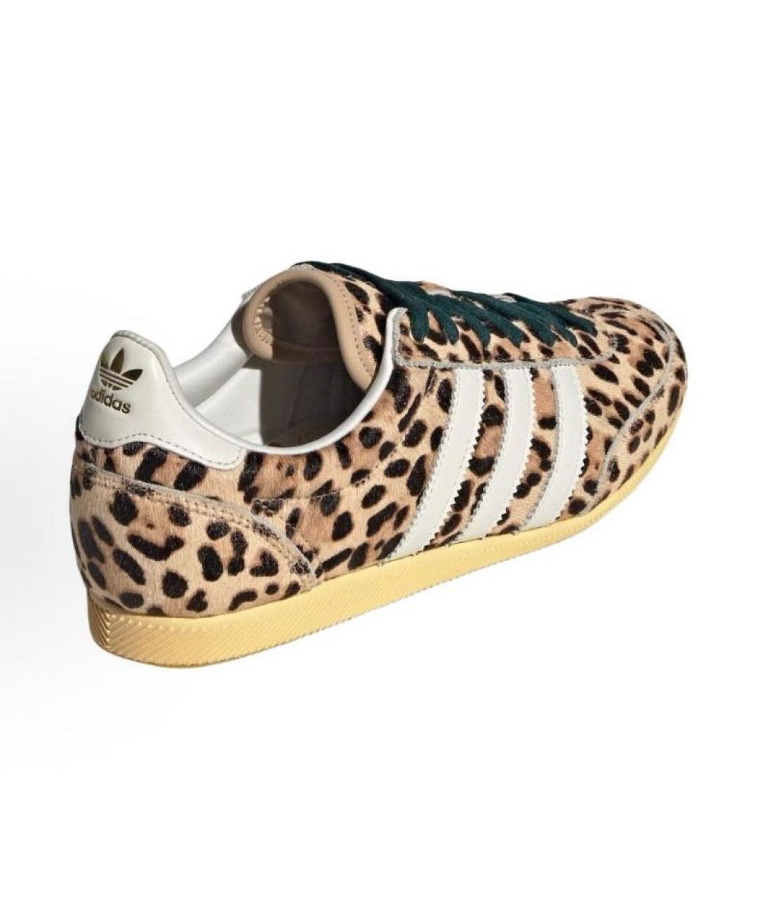 ADIDAS Бежевые текстильные низкие кроссовки / кеды, фото 3