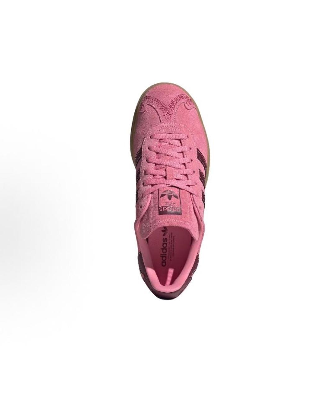 ADIDAS Коралловые замшевые низкие кроссовки / кеды, фото 5