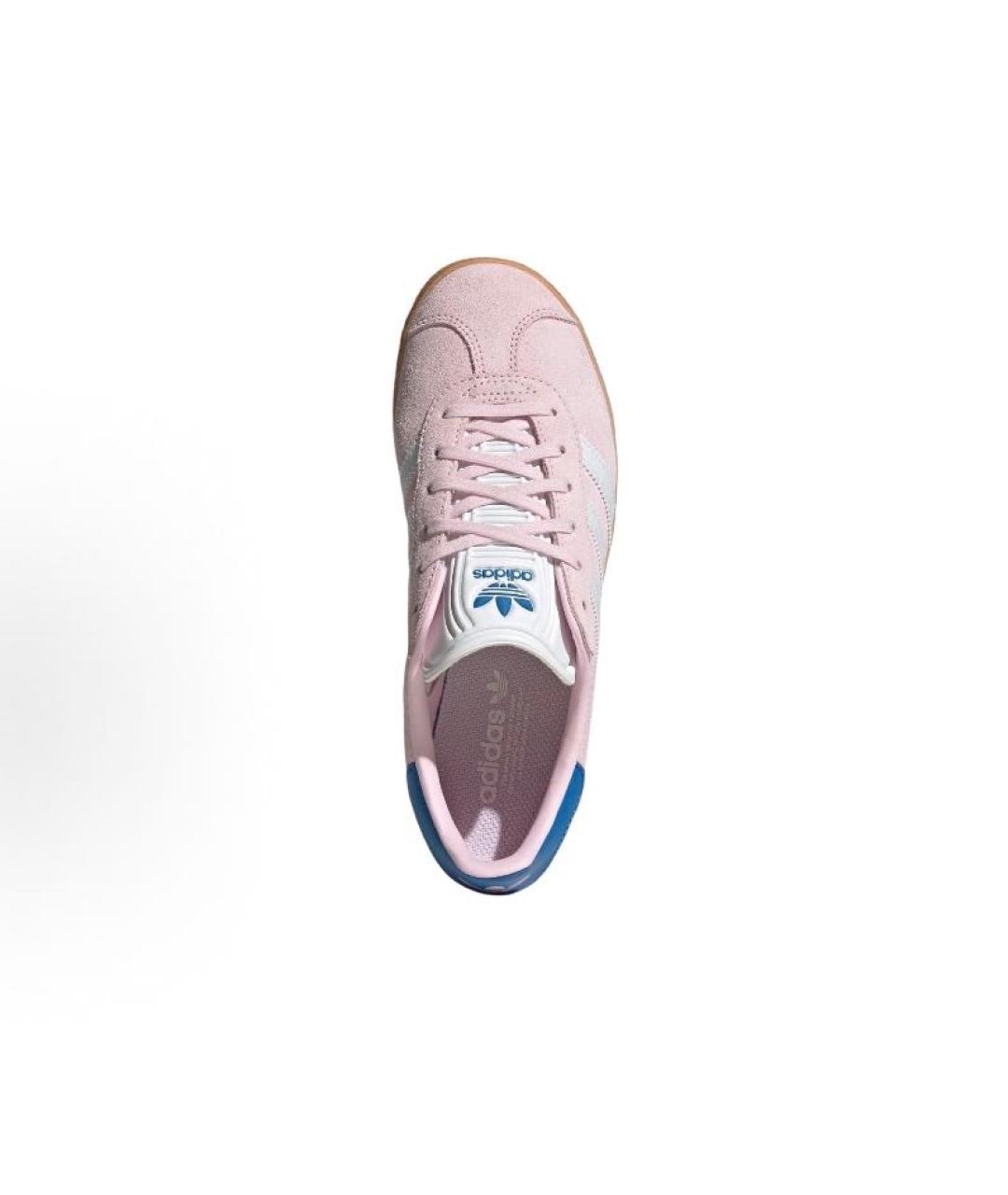 ADIDAS Розовые замшевые низкие кроссовки / кеды, фото 5