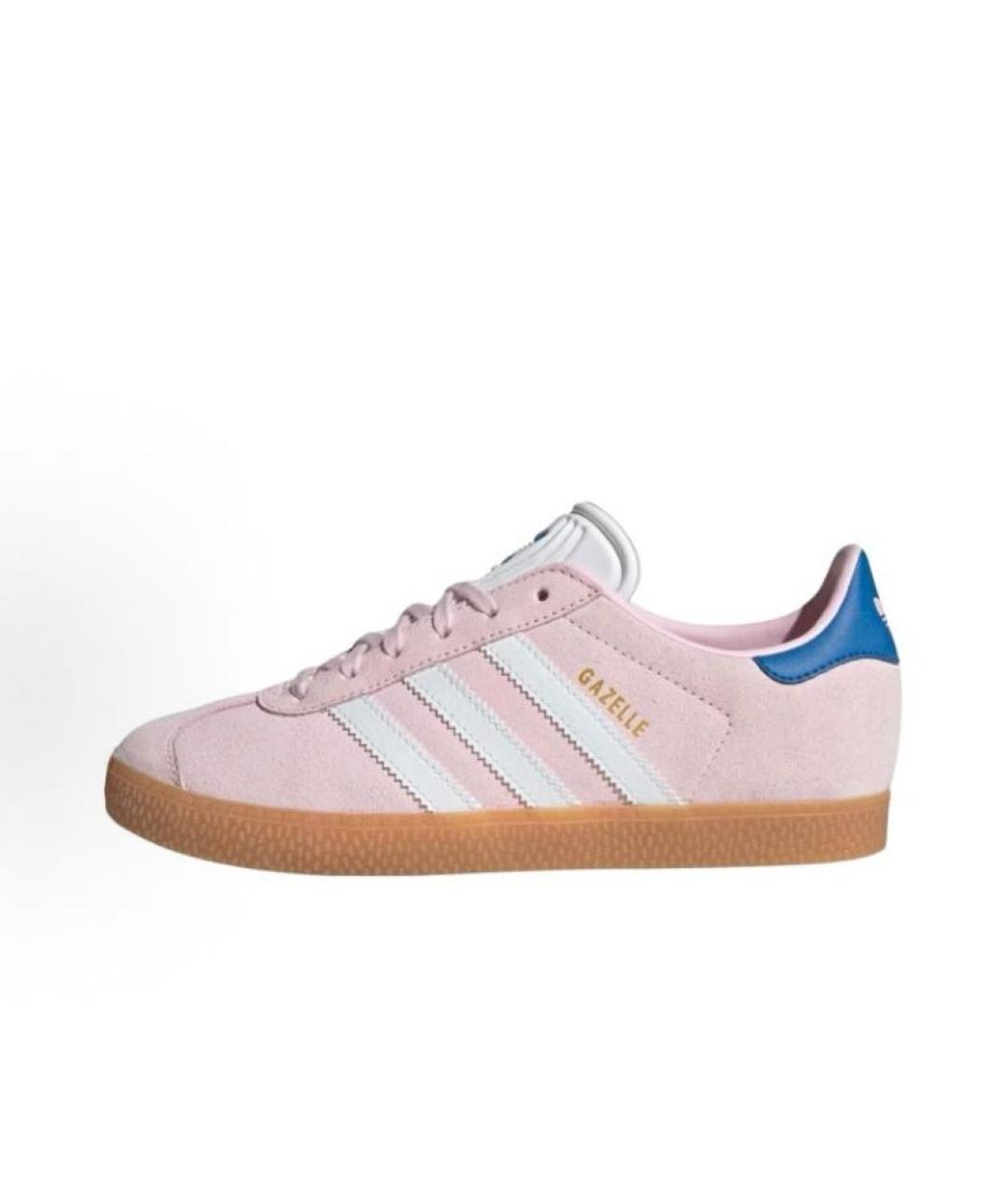 ADIDAS Розовые замшевые низкие кроссовки / кеды, фото 2