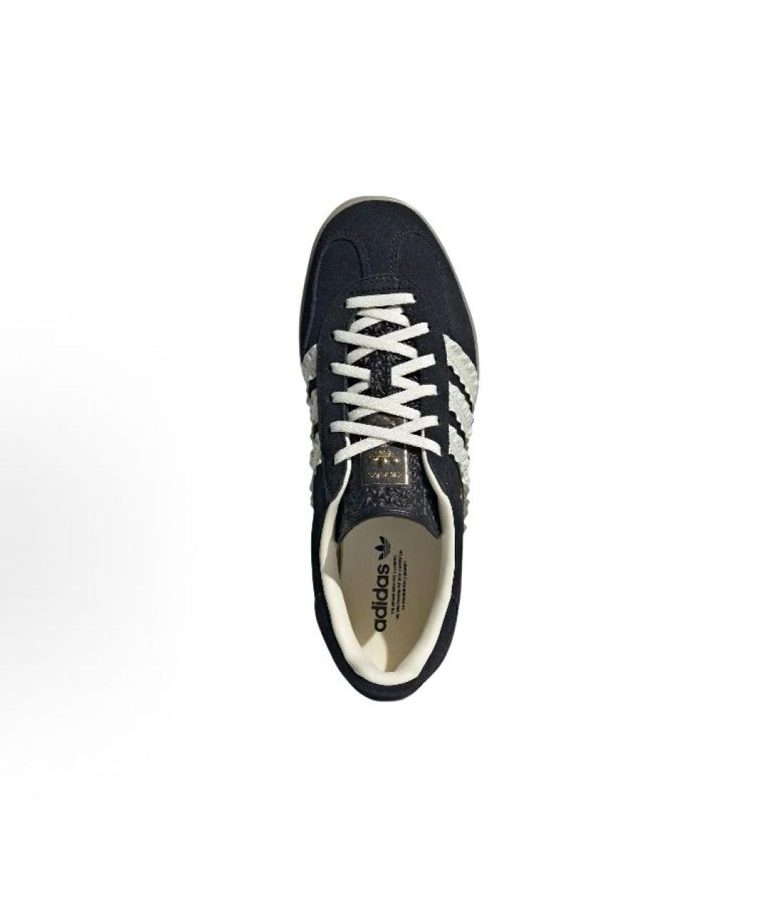 ADIDAS Черные замшевые низкие кроссовки / кеды, фото 5