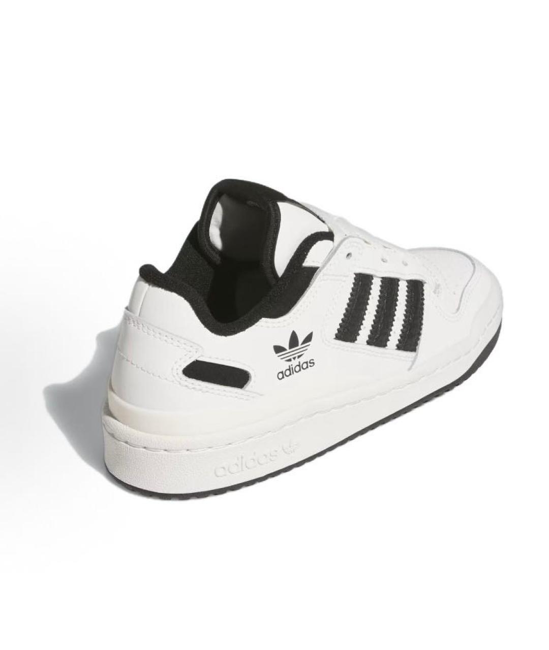 ADIDAS Белые кожаные низкие кроссовки / кеды, фото 4