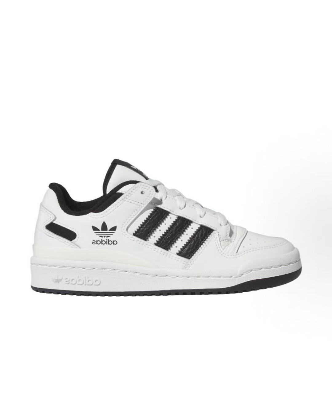 ADIDAS Белые кожаные низкие кроссовки / кеды, фото 7