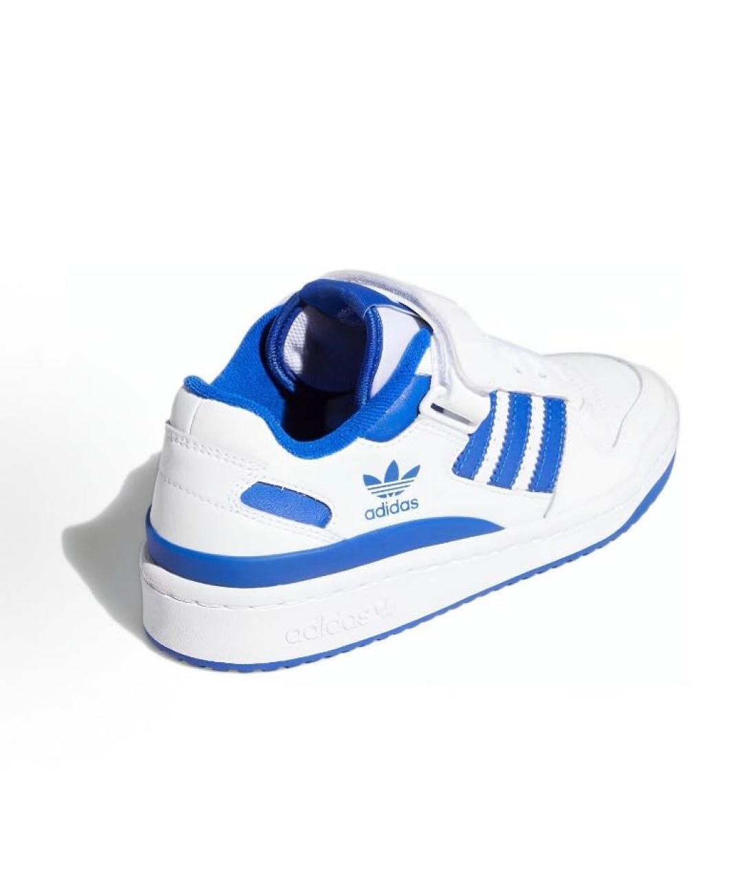 ADIDAS Белые кожаные низкие кроссовки / кеды, фото 4