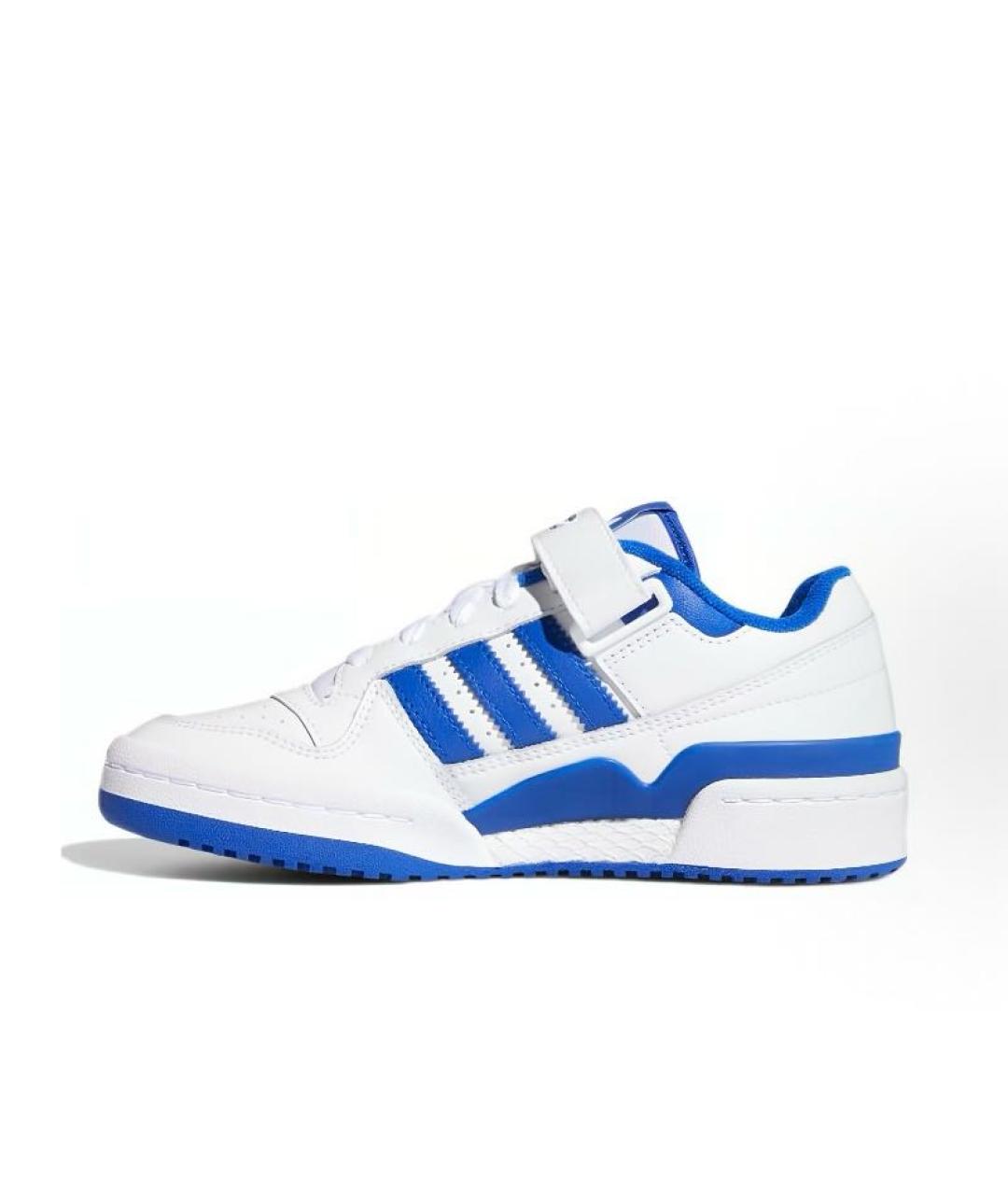 ADIDAS Белые кожаные низкие кроссовки / кеды, фото 2