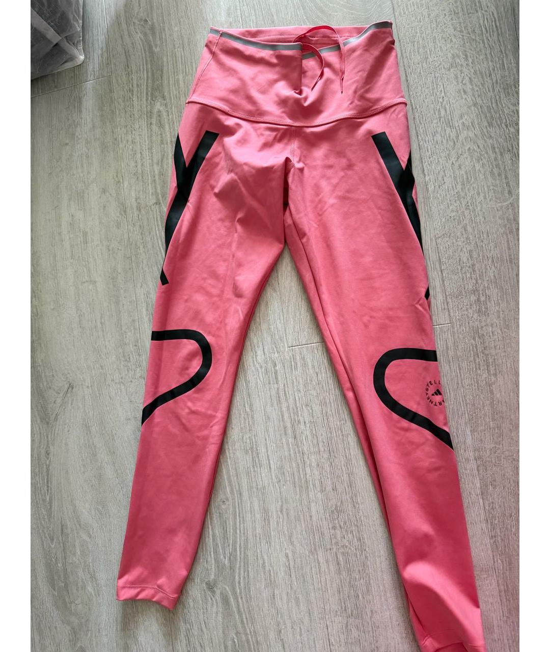 ADIDAS BY STELLA MCCARTNEY Розовые полиамидовые спортивные брюки и шорты, фото 6