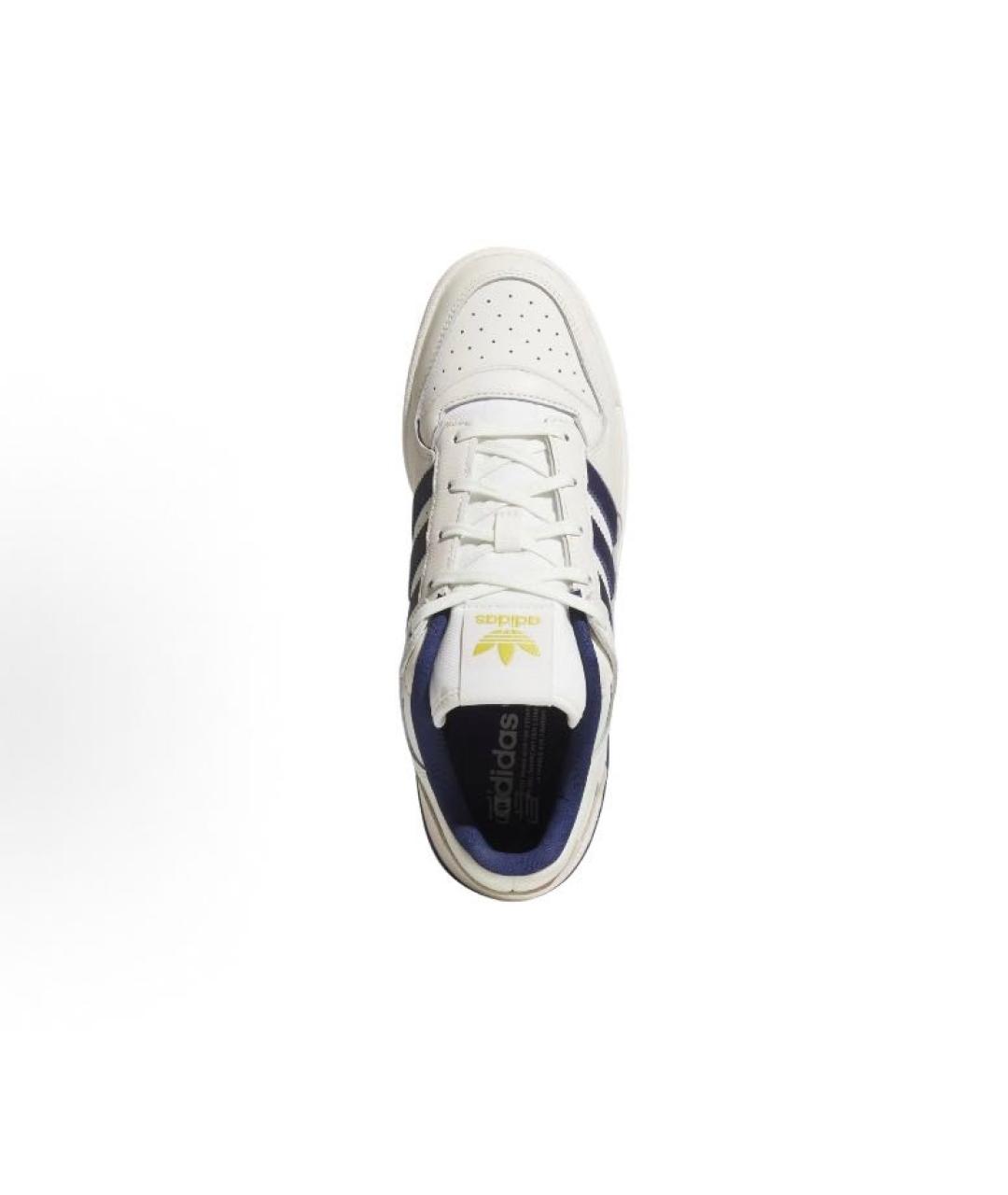 ADIDAS Белые кожаные низкие кроссовки / кеды, фото 3