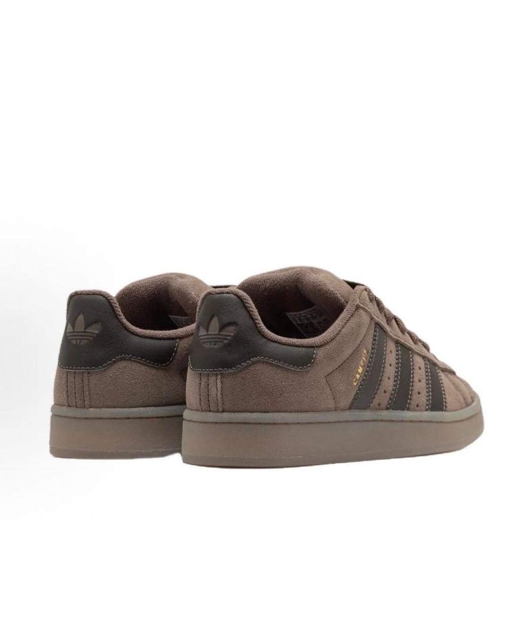 ADIDAS Коричневые замшевые низкие кроссовки / кеды, фото 4