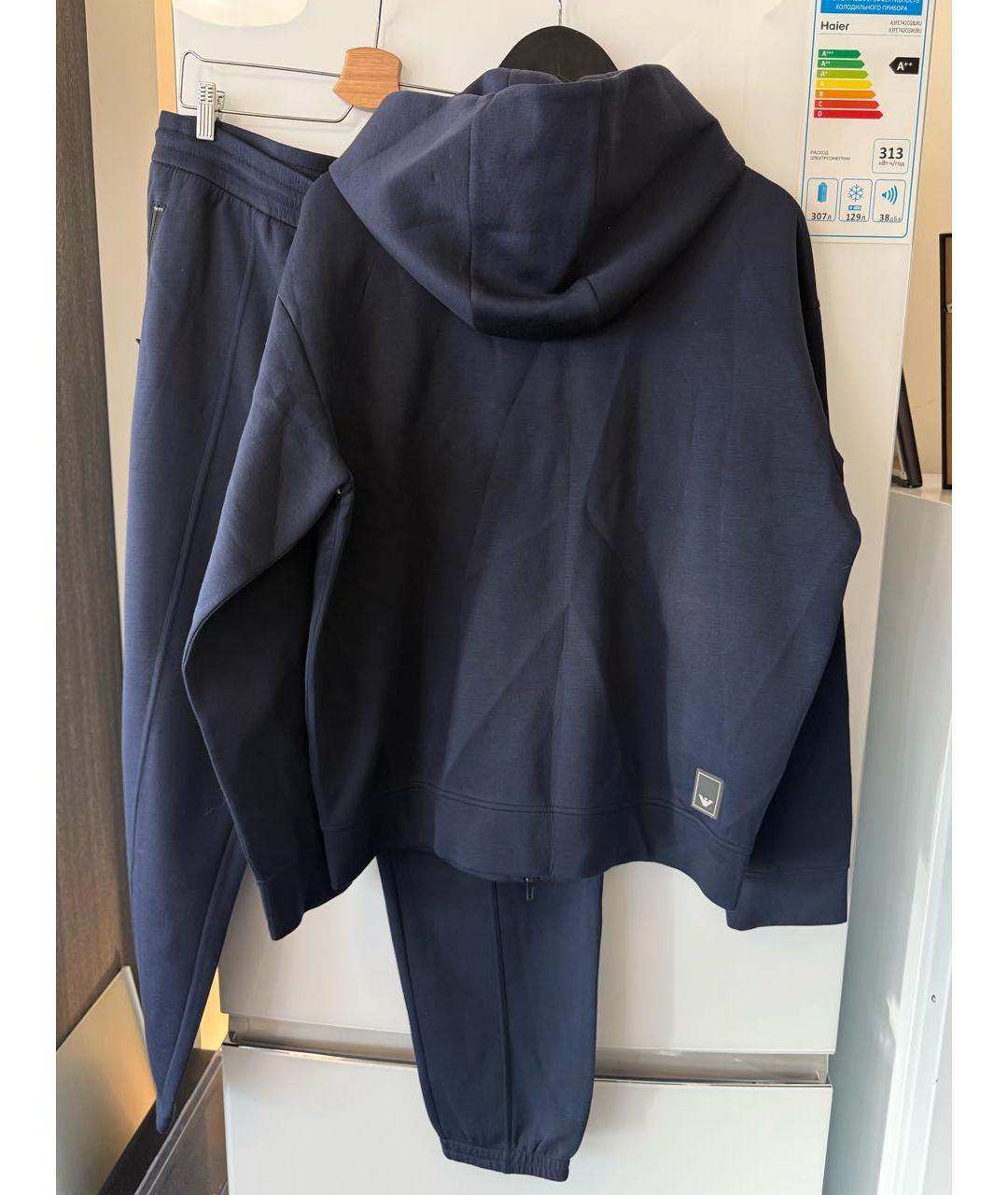 EMPORIO ARMANI Темно-синий спортивный костюм, фото 2