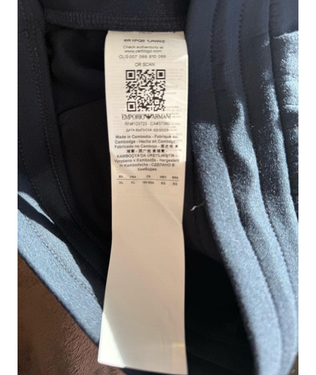EMPORIO ARMANI Темно-синий спортивный костюм, фото 7