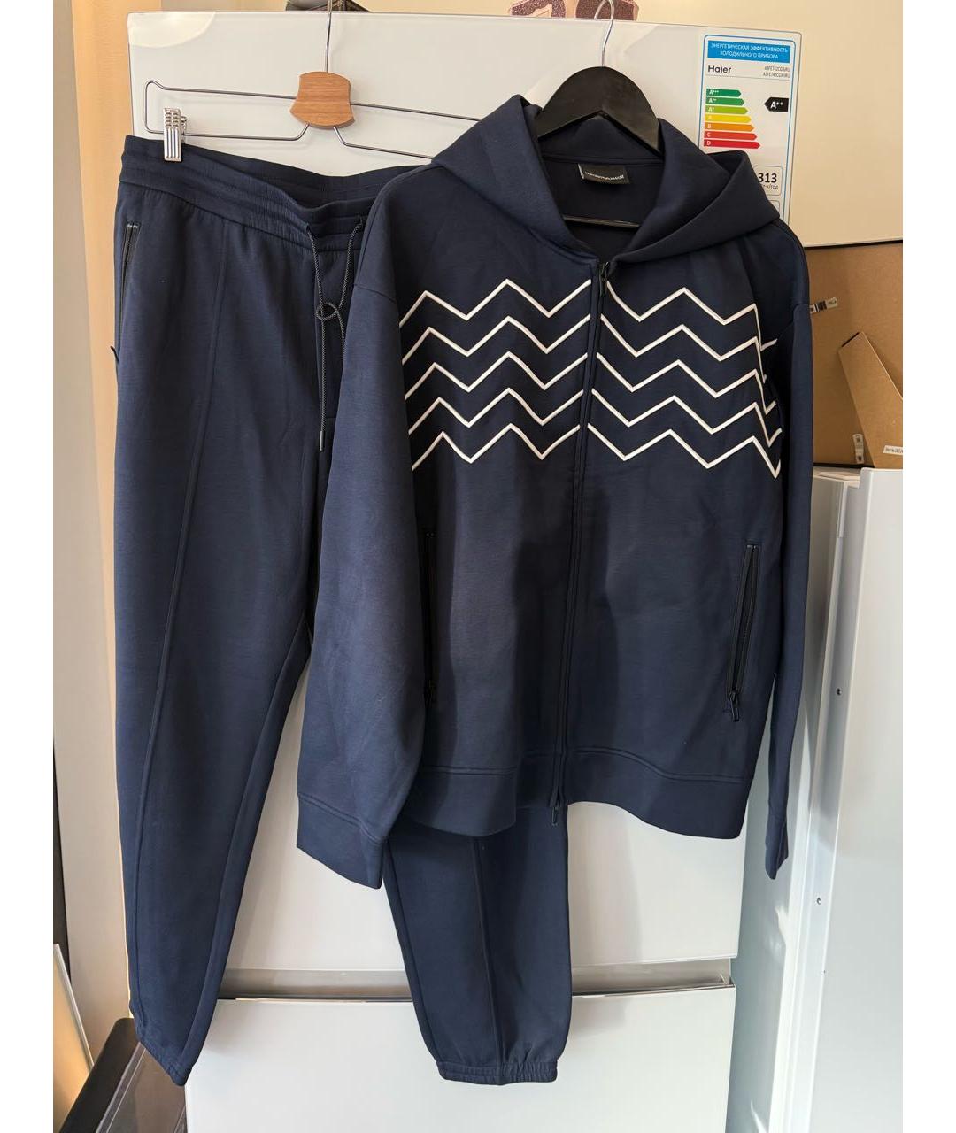 EMPORIO ARMANI Темно-синий спортивный костюм, фото 9
