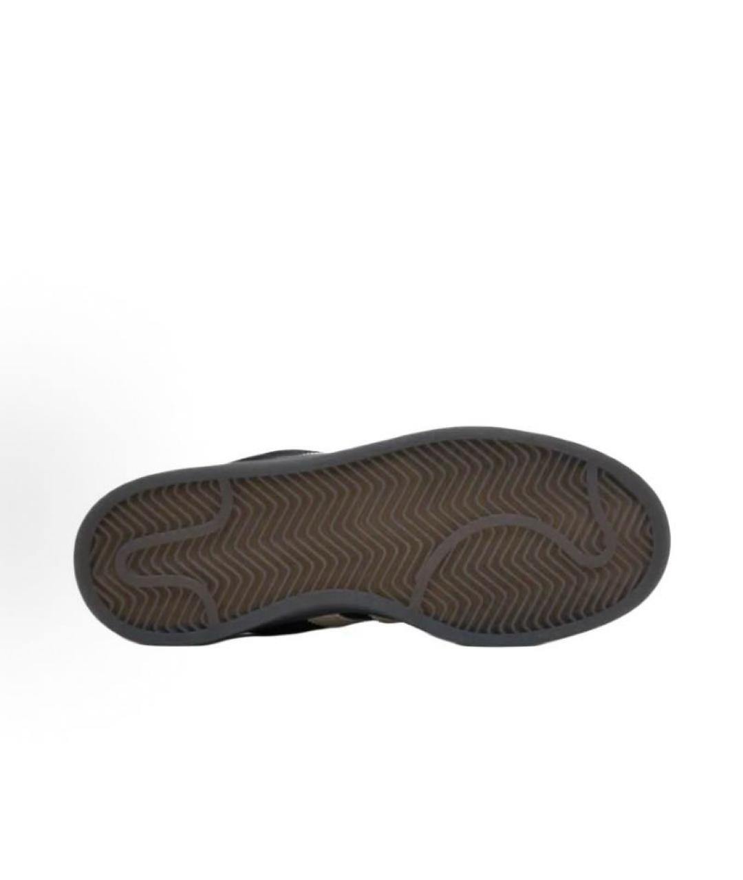 ADIDAS Черные замшевые низкие кроссовки / кеды, фото 5