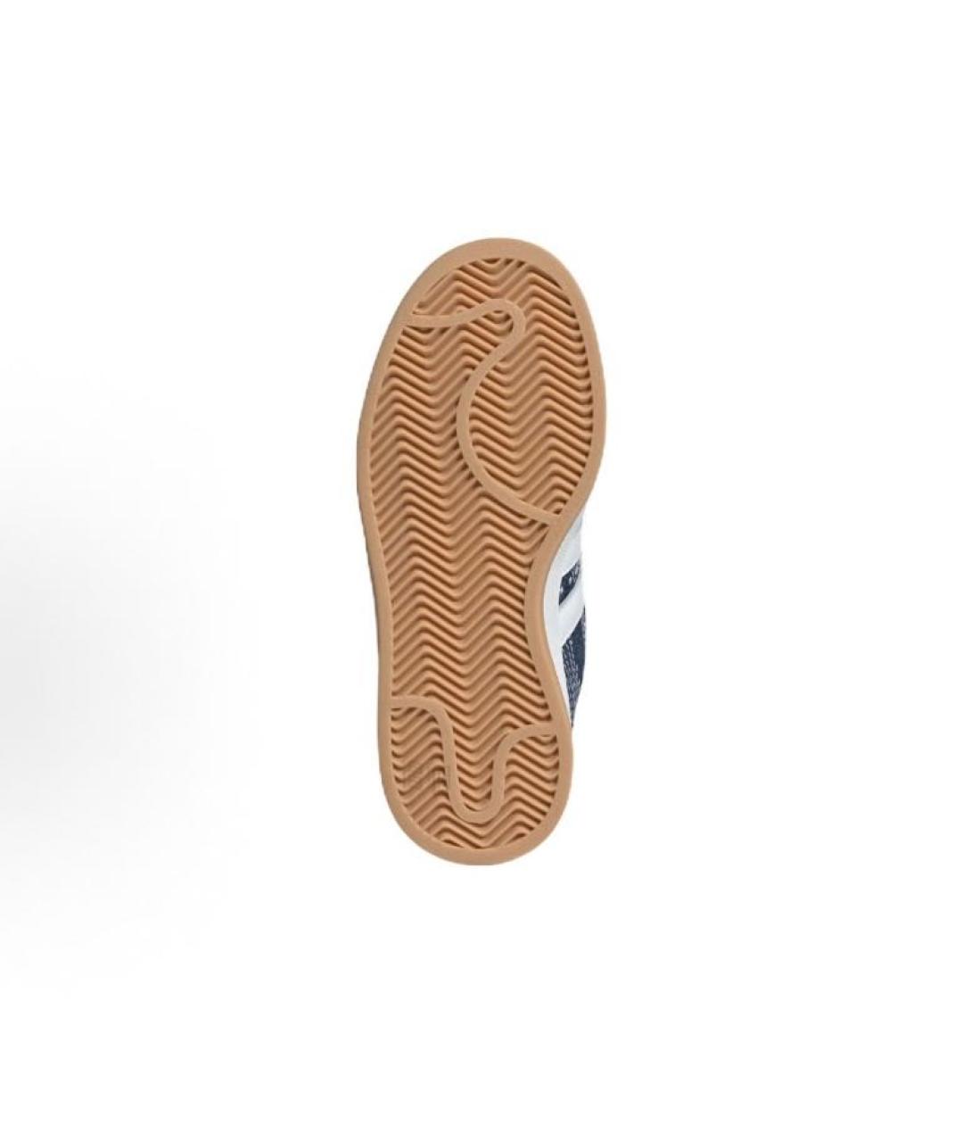 ADIDAS Синие текстильные низкие кроссовки / кеды, фото 6