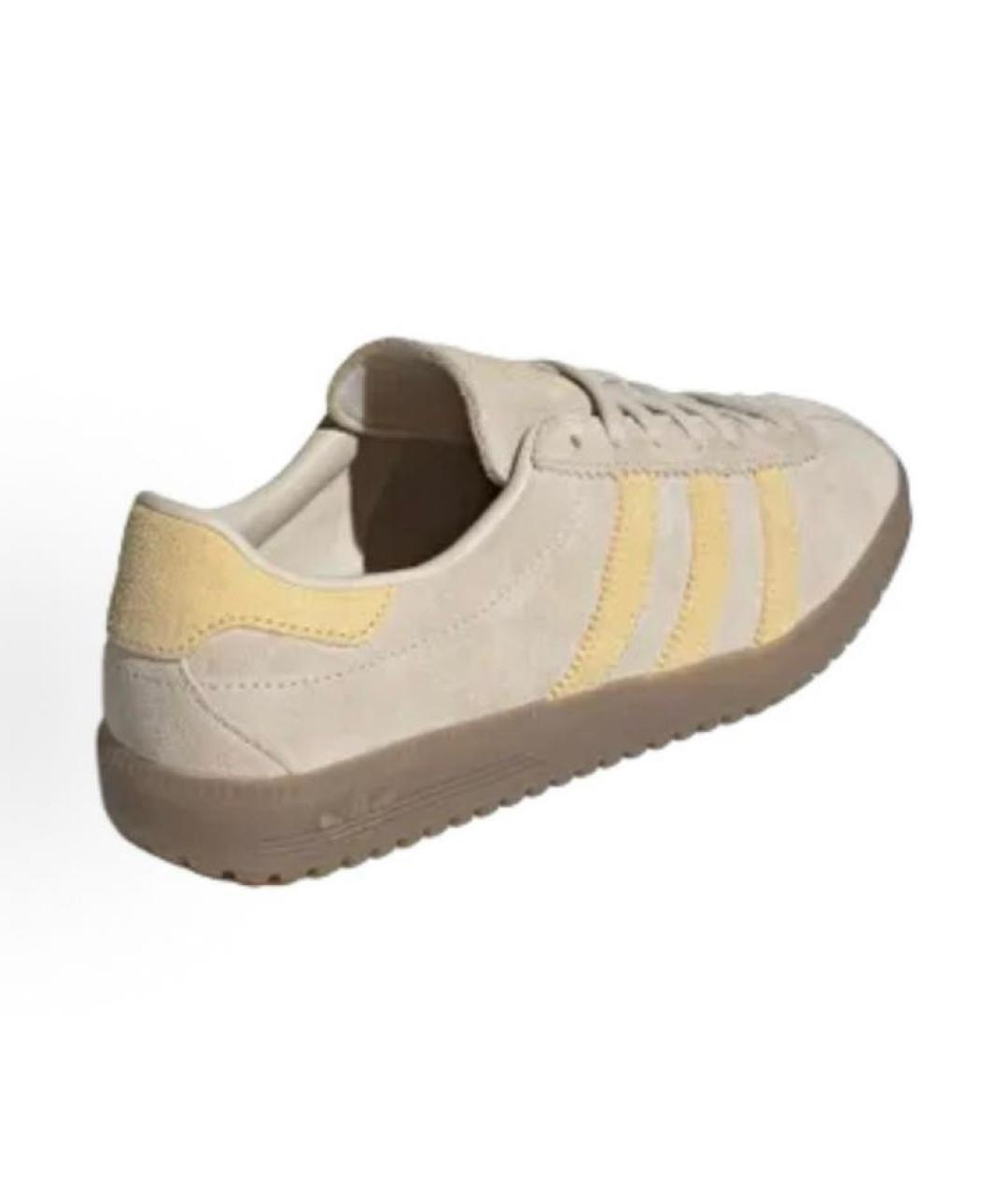 ADIDAS Бежевые замшевые низкие кроссовки / кеды, фото 4